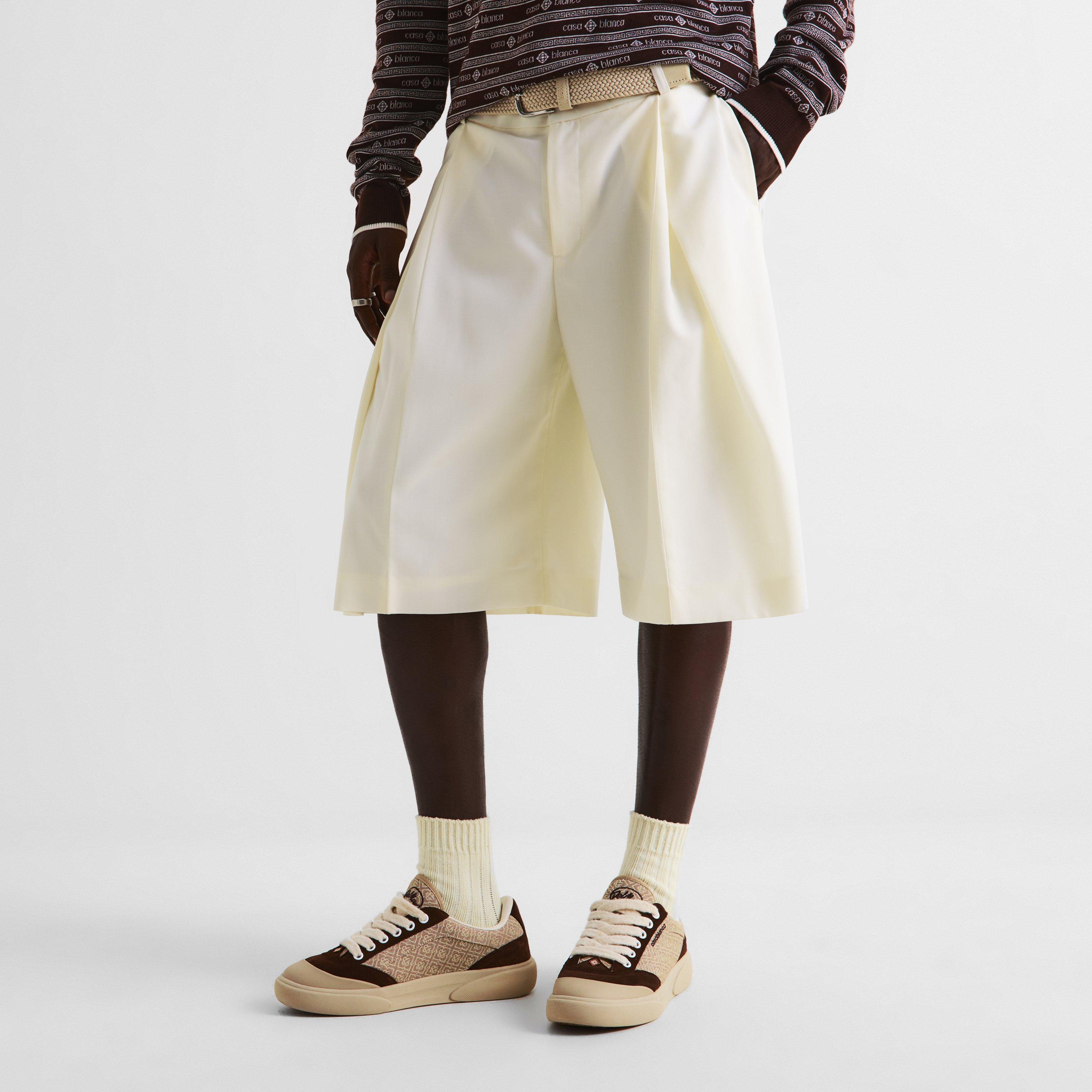 Beige - Casablanca - Men's Chino Shorts - 3