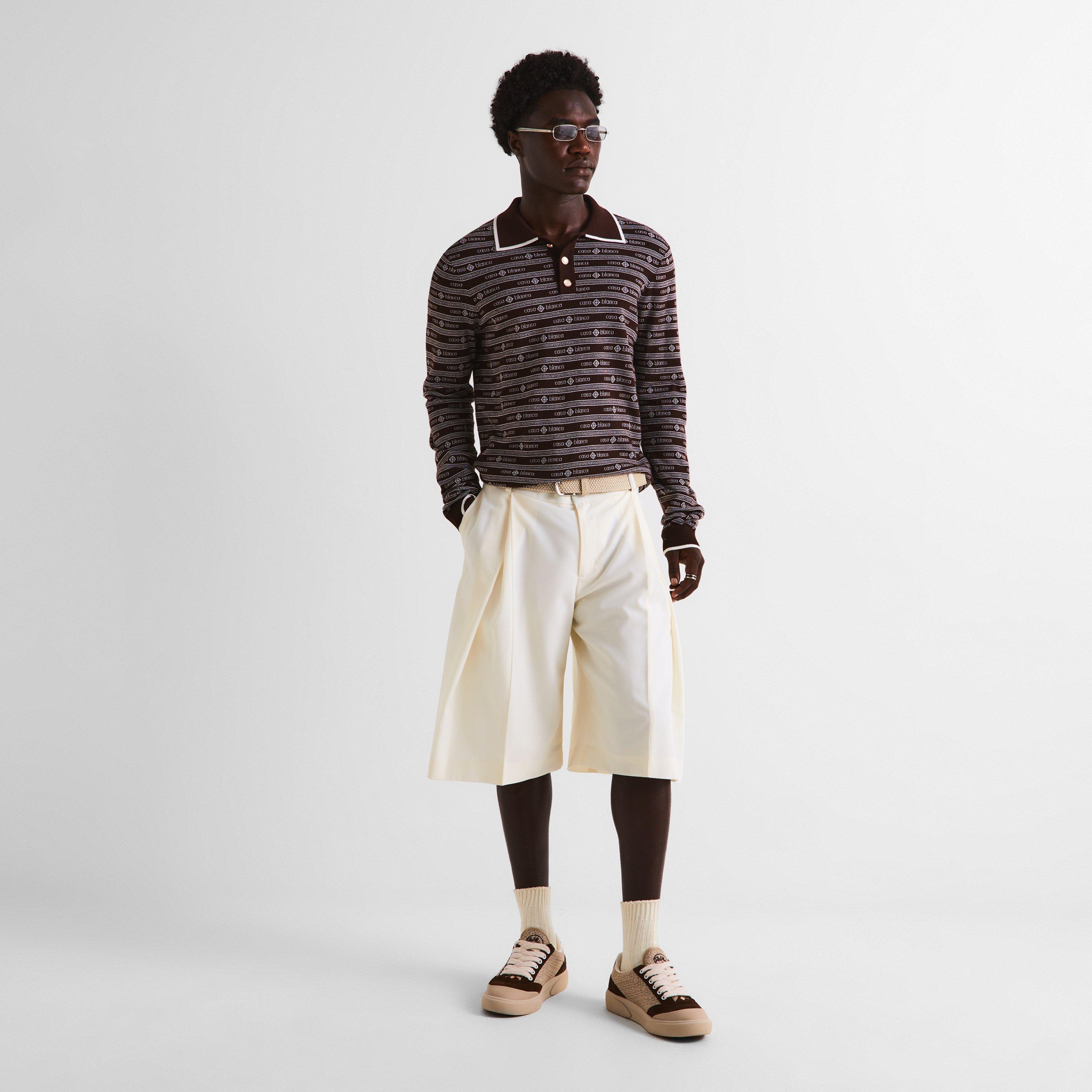 Beige - Casablanca - Men's Chino Shorts - 6