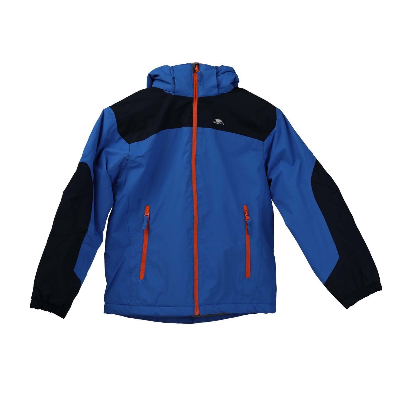 Navy - Trespass - Launch Waterproof Jacket Juniors - 1