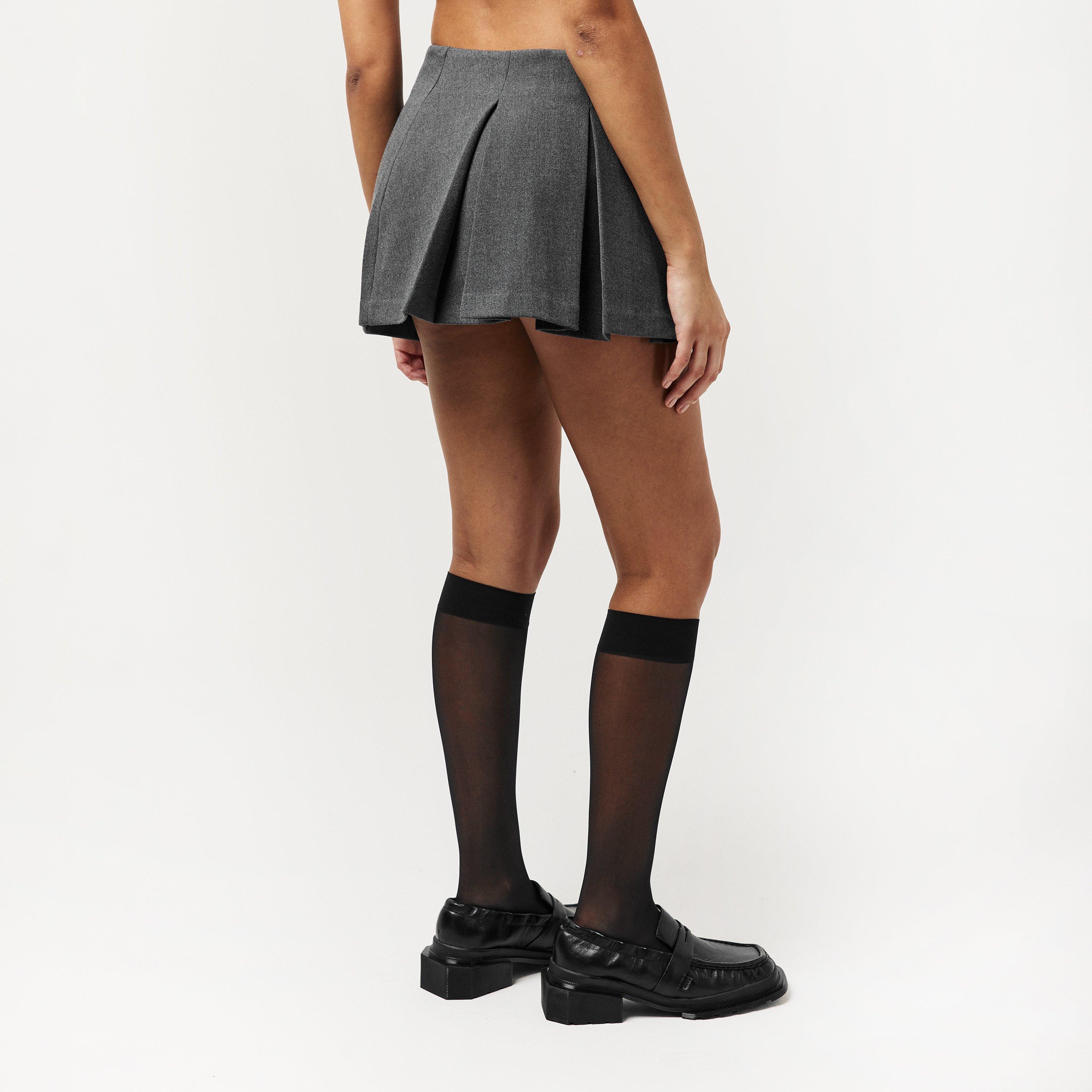 Grey - WRSTBHVR - Women's Worst B Madden Skrt Mini Skirt - 4