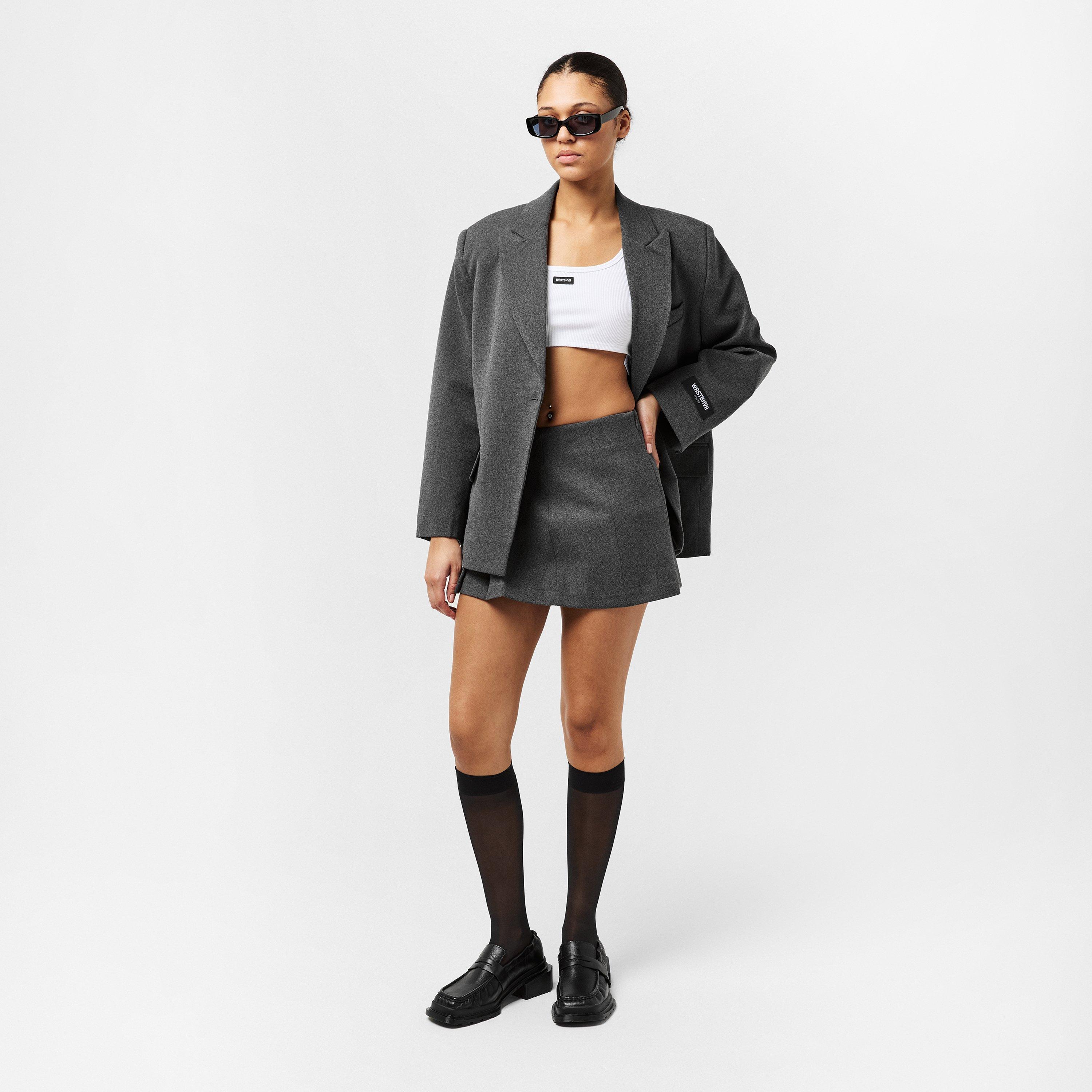 Grey - WRSTBHVR - Women's Worst B Madden Skrt Mini Skirt - 6