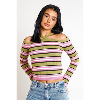 Daisy Street Cold Shoulder Top
