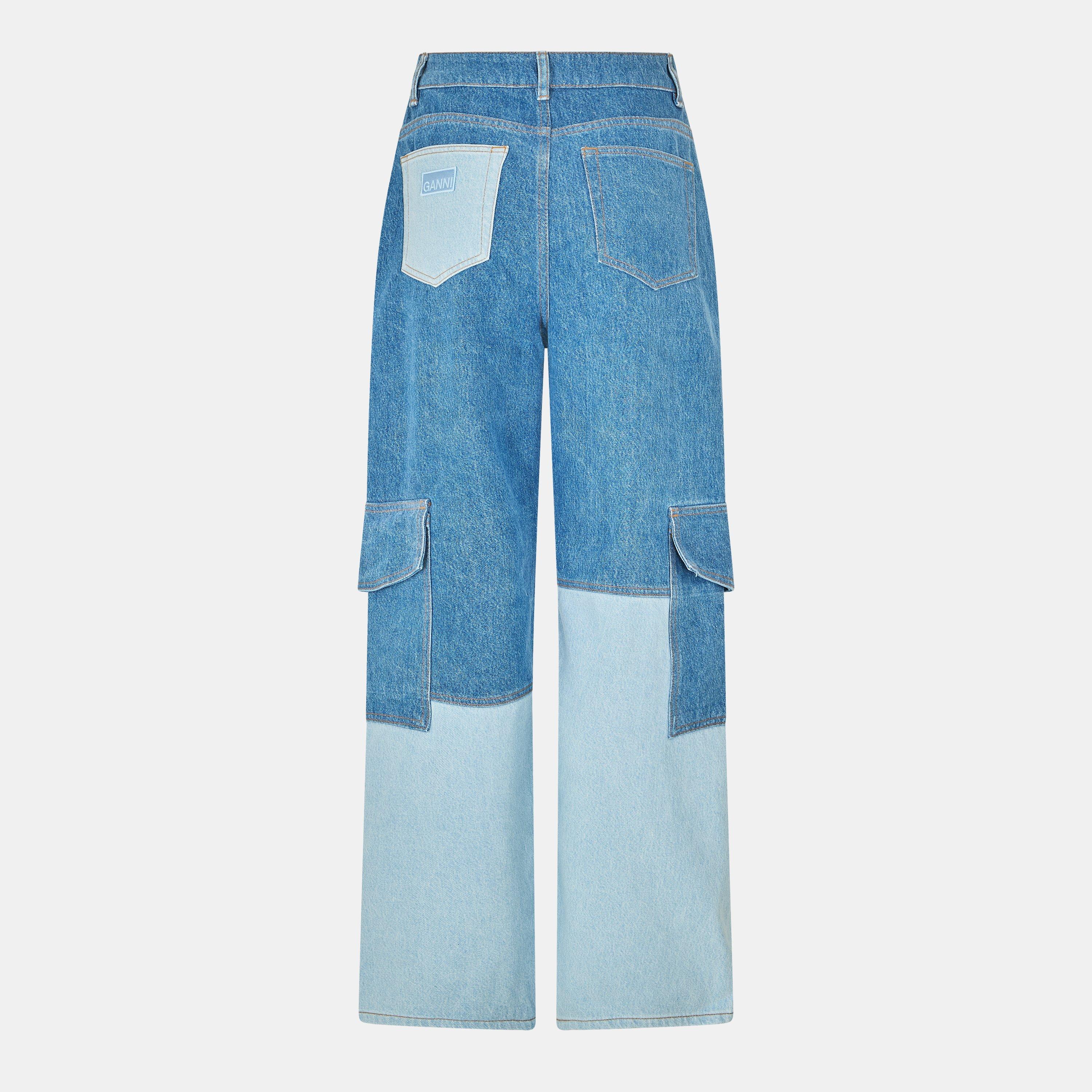 MidBlue Vintage - Ganni - Women's Wide Leg Jeans - 2