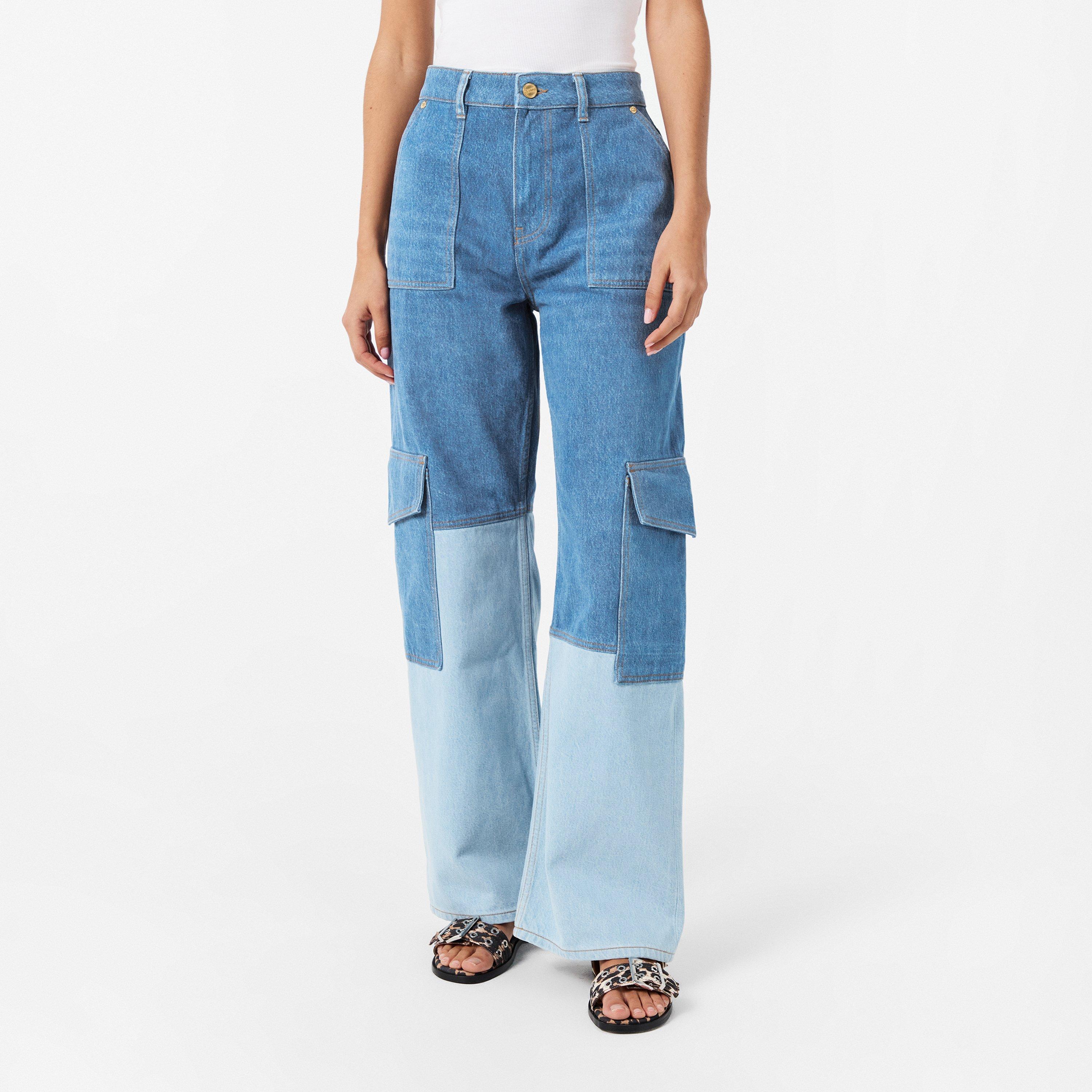 MidBlue Vintage - Ganni - Women's Wide Leg Jeans - 3