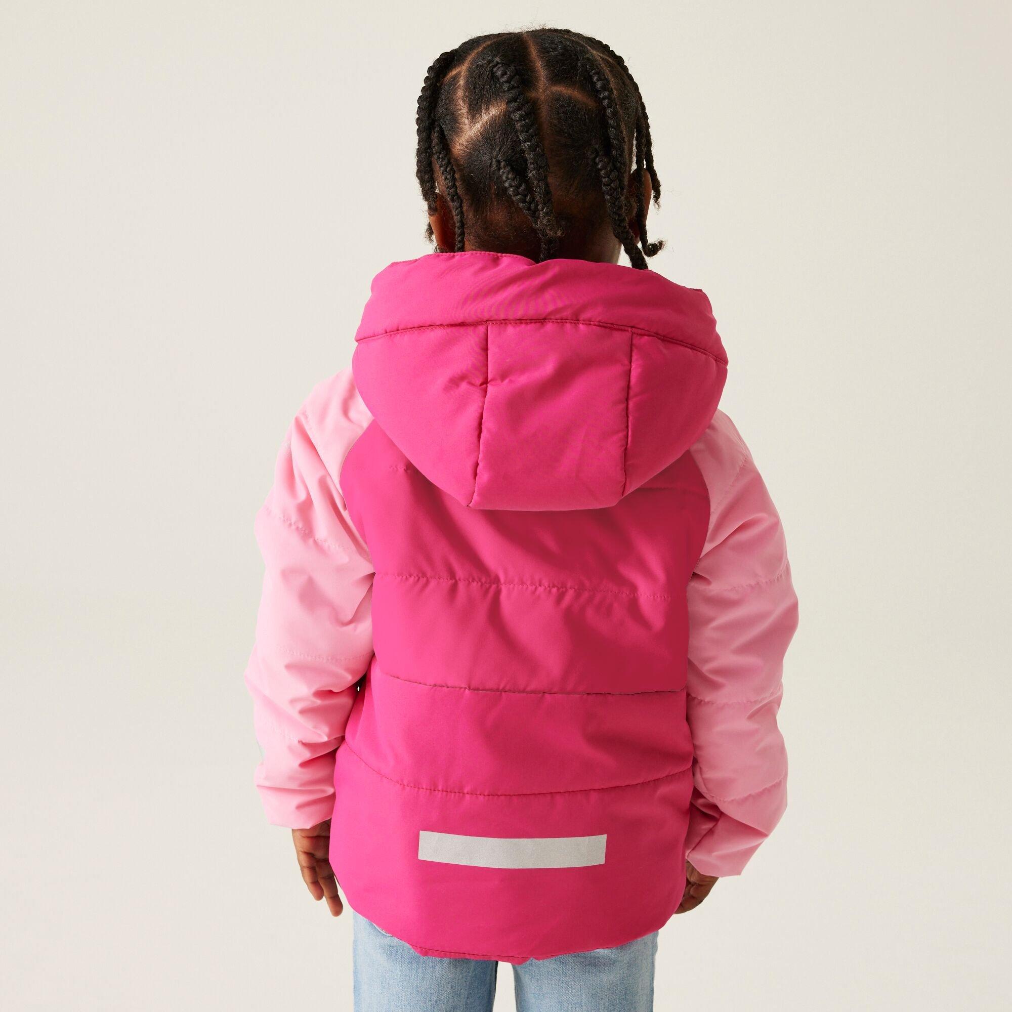 Pink - Regatta - Animal Baffle Jacket - 2
