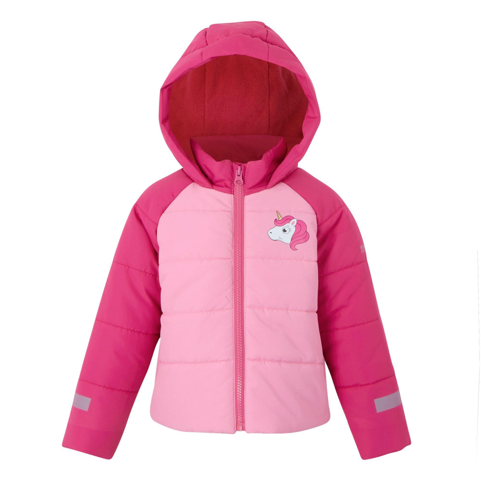 Pink - Regatta - Animal Baffle Jacket - 5