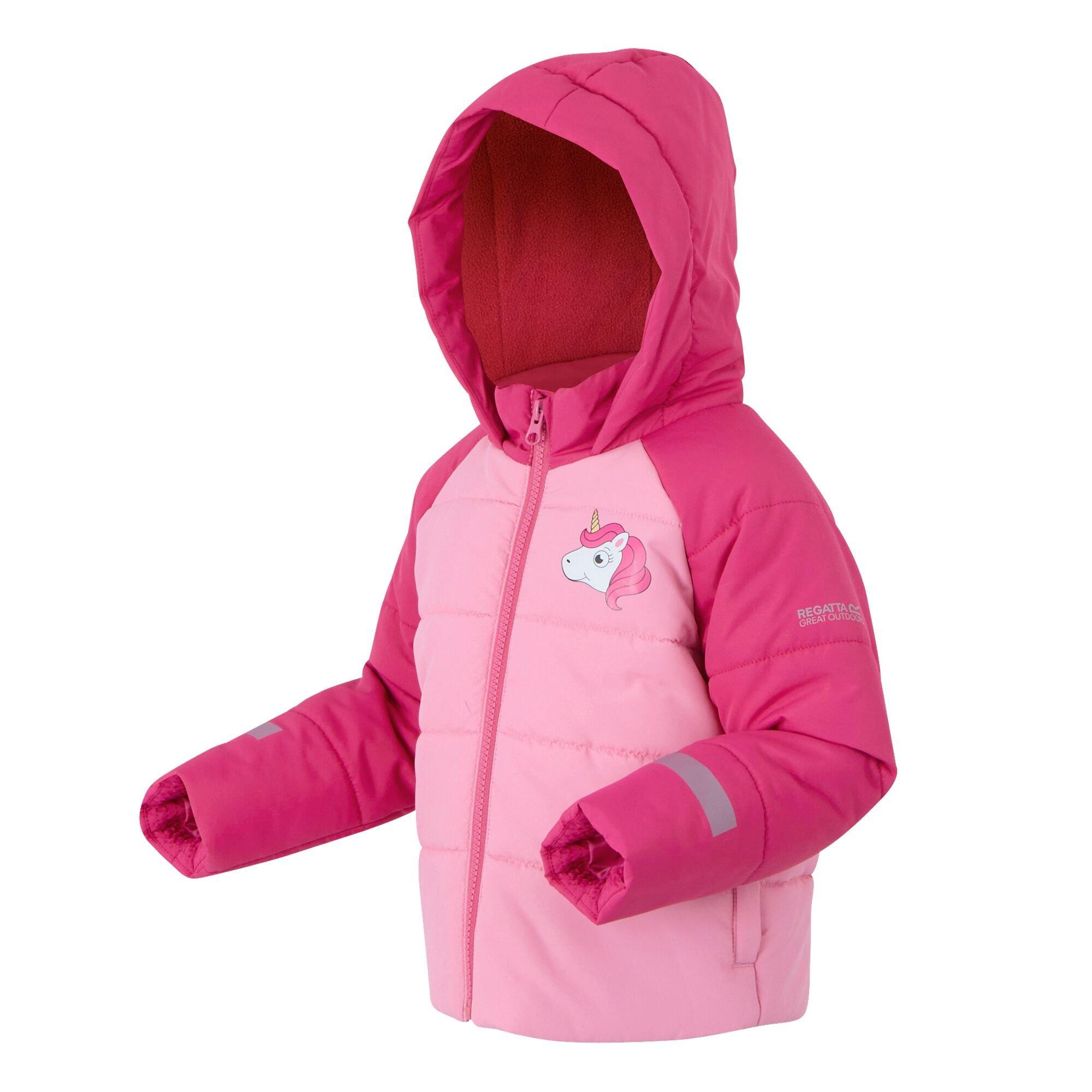 Pink - Regatta - Animal Baffle Jacket - 7