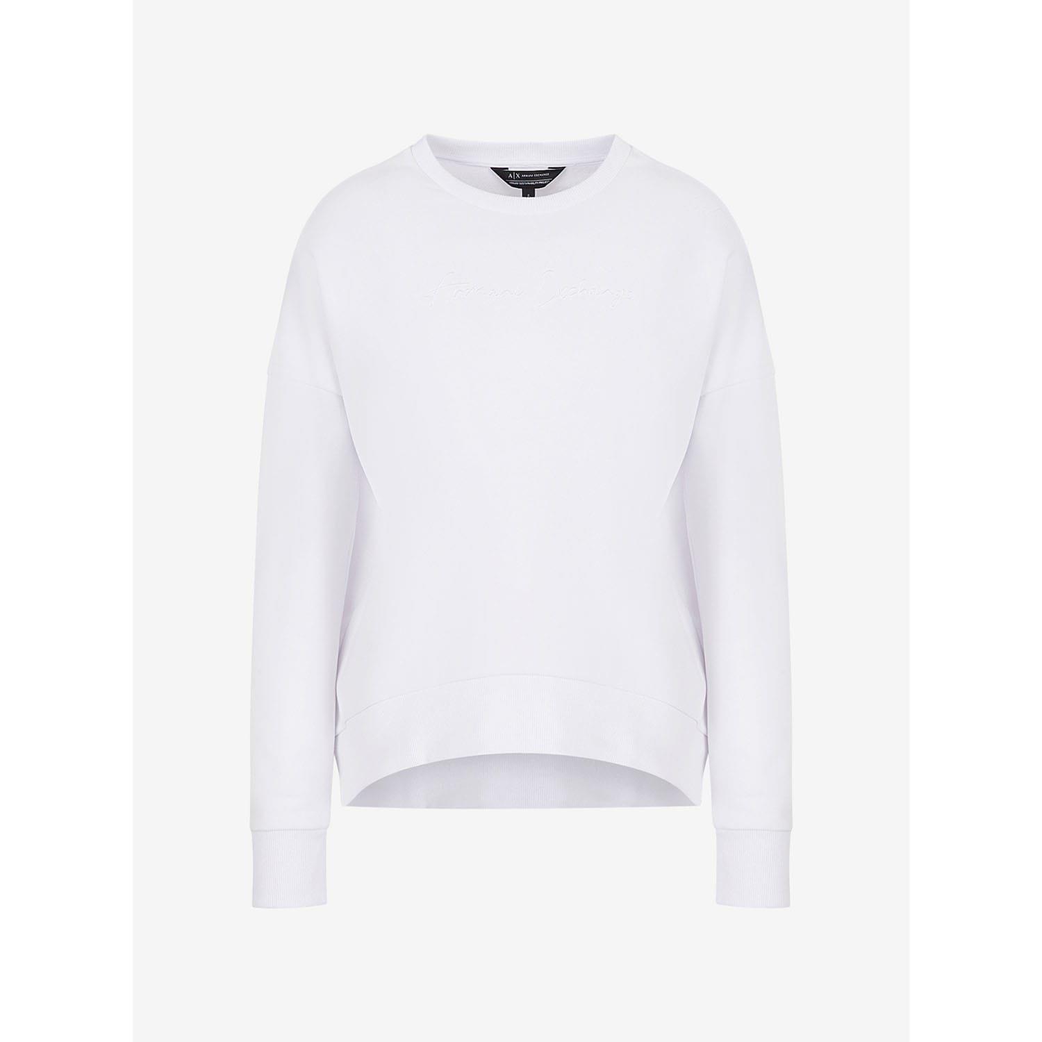 Armani Exchange Women's Crewneck Sweatshirt - White - XS