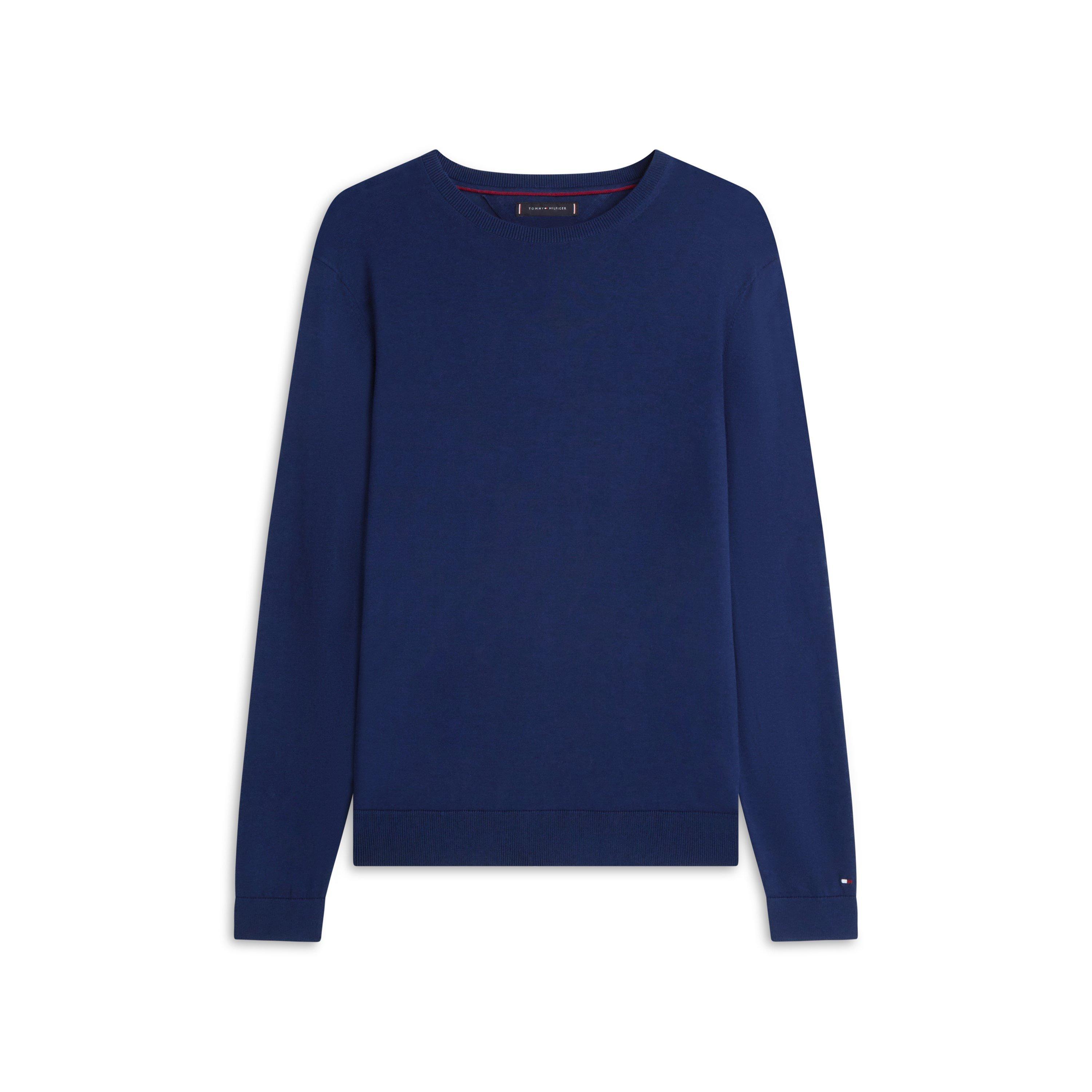 Navy Iris - Tommy Hilfiger - Men's Crew Neck Jumper