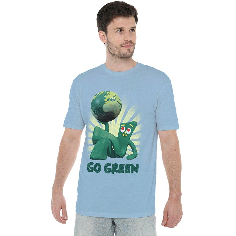 Blue - Other - Gumby Go Green T Shirt Light Blue - 1