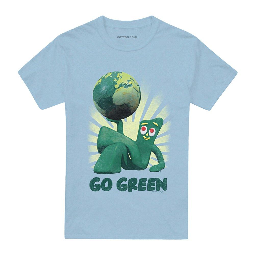 Blue - Other - Gumby Go Green T Shirt Light Blue - 4