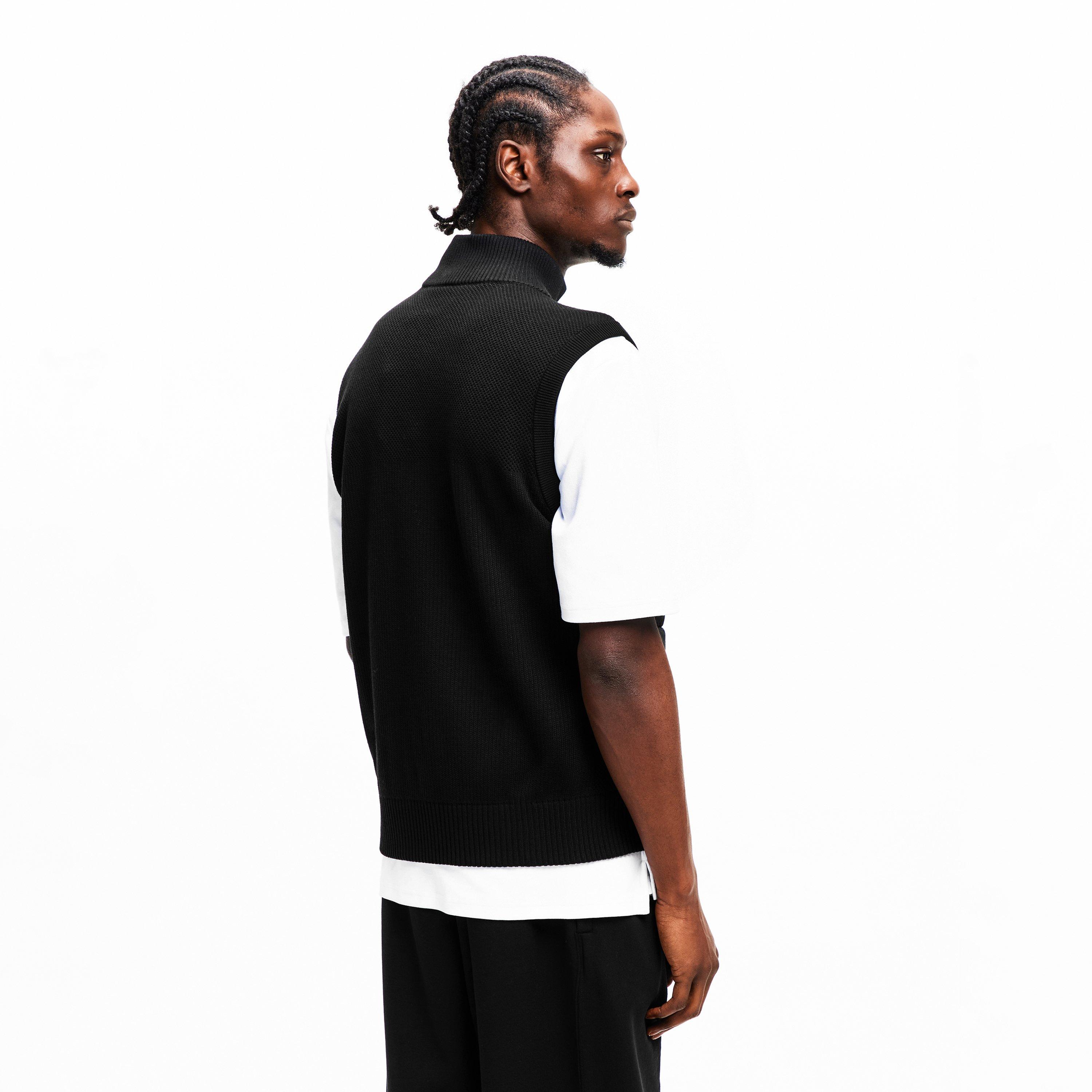 Black - Canada Goose - Men's Hybridge Knitted Sweater Vest - 4