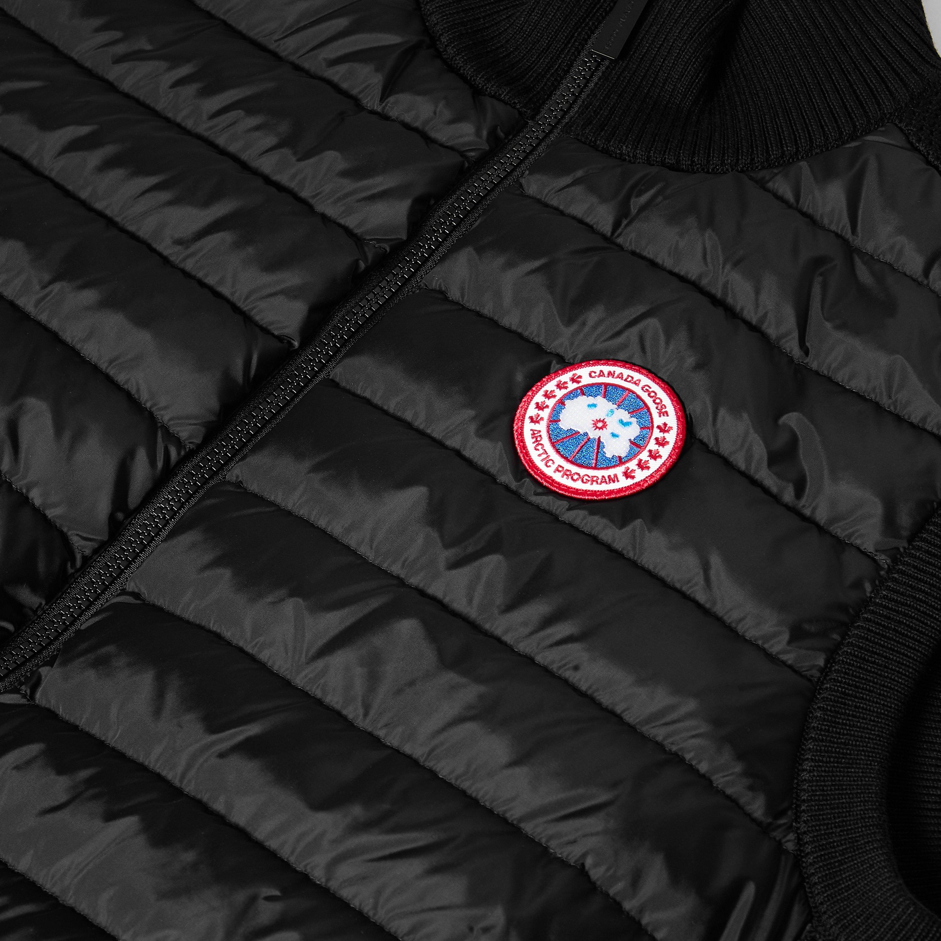 Black - Canada Goose - Men's Hybridge Knitted Sweater Vest - 5