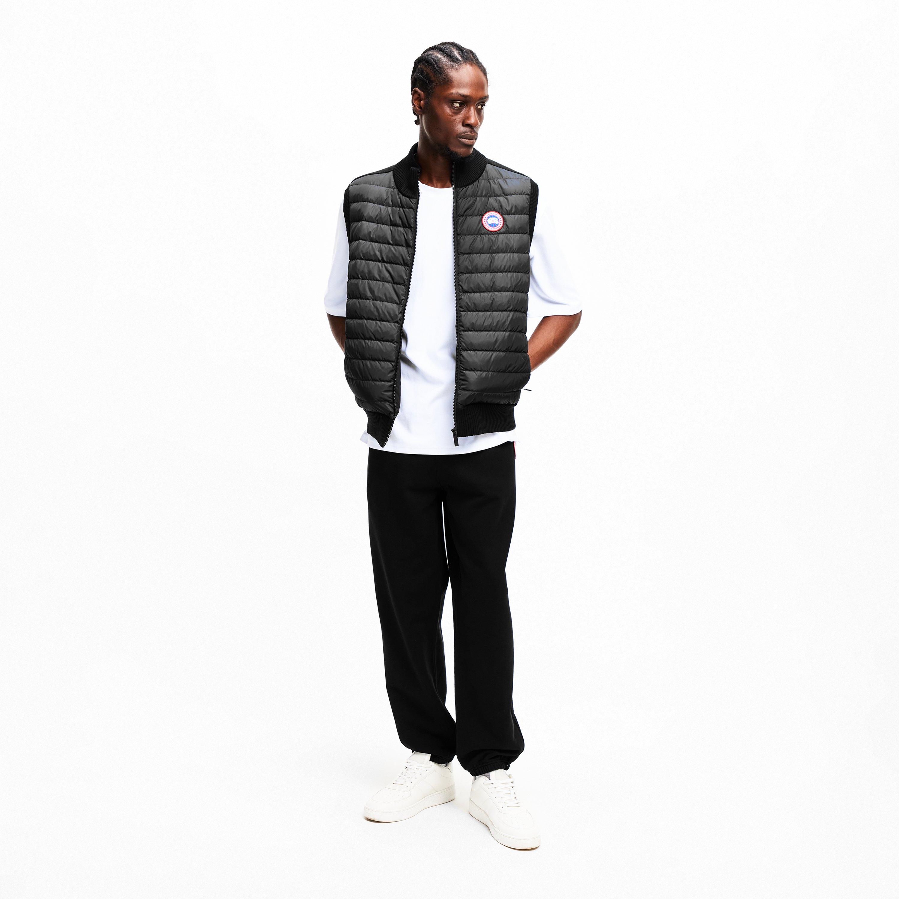 Black - Canada Goose - Men's Hybridge Knitted Sweater Vest - 6