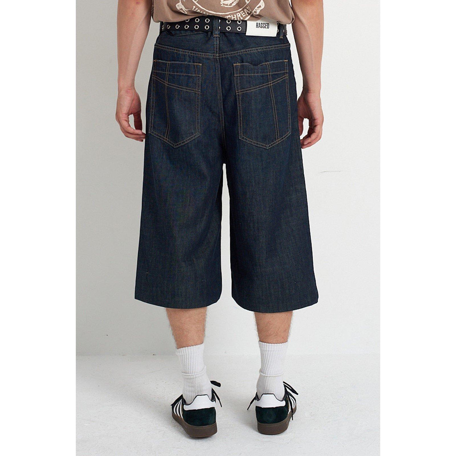 Blue - The Ragged Priest - Men's Anchor Short Denim Shorts - 2