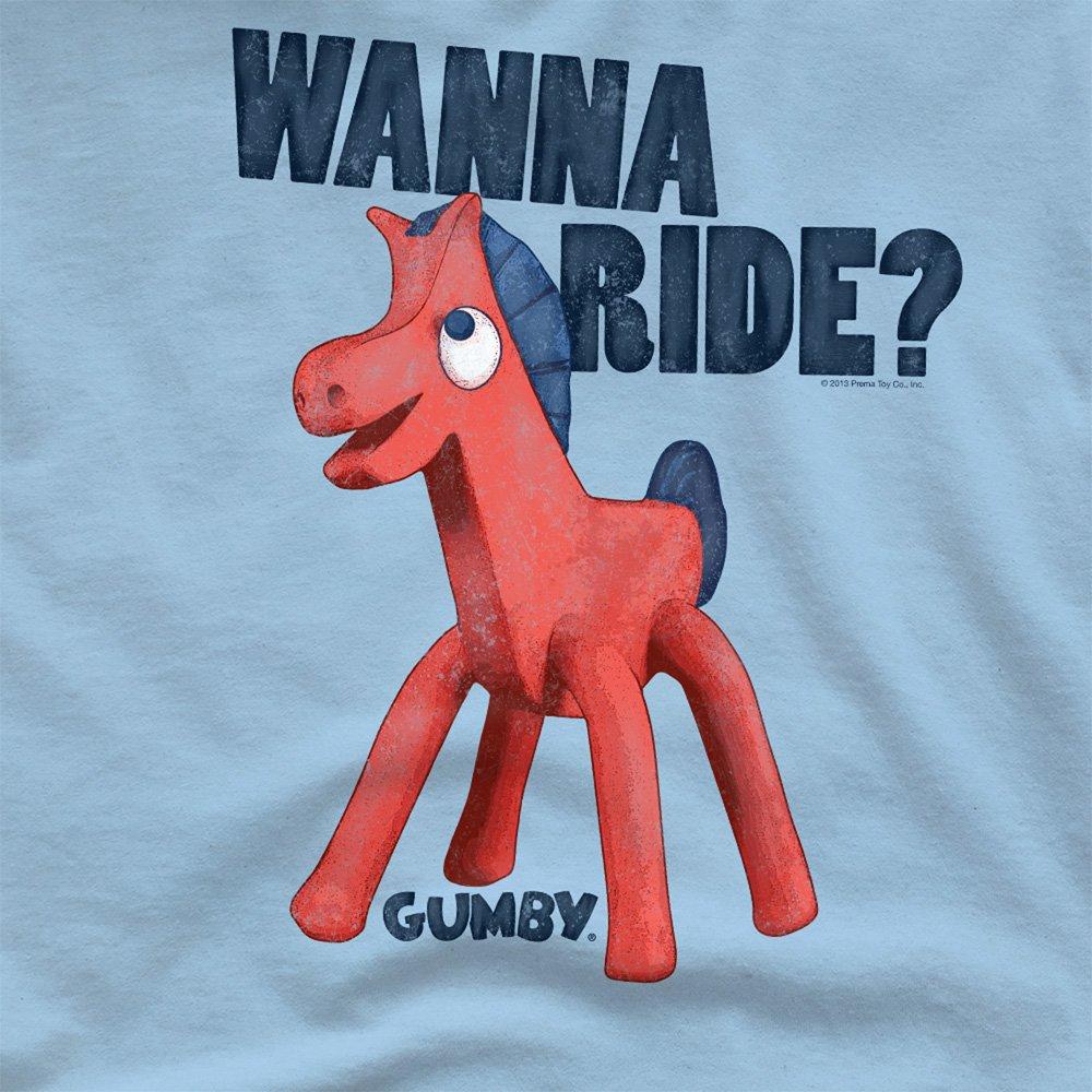 Blue - Other - Gumby Wanna Ride T Shirt Light Blue - 2