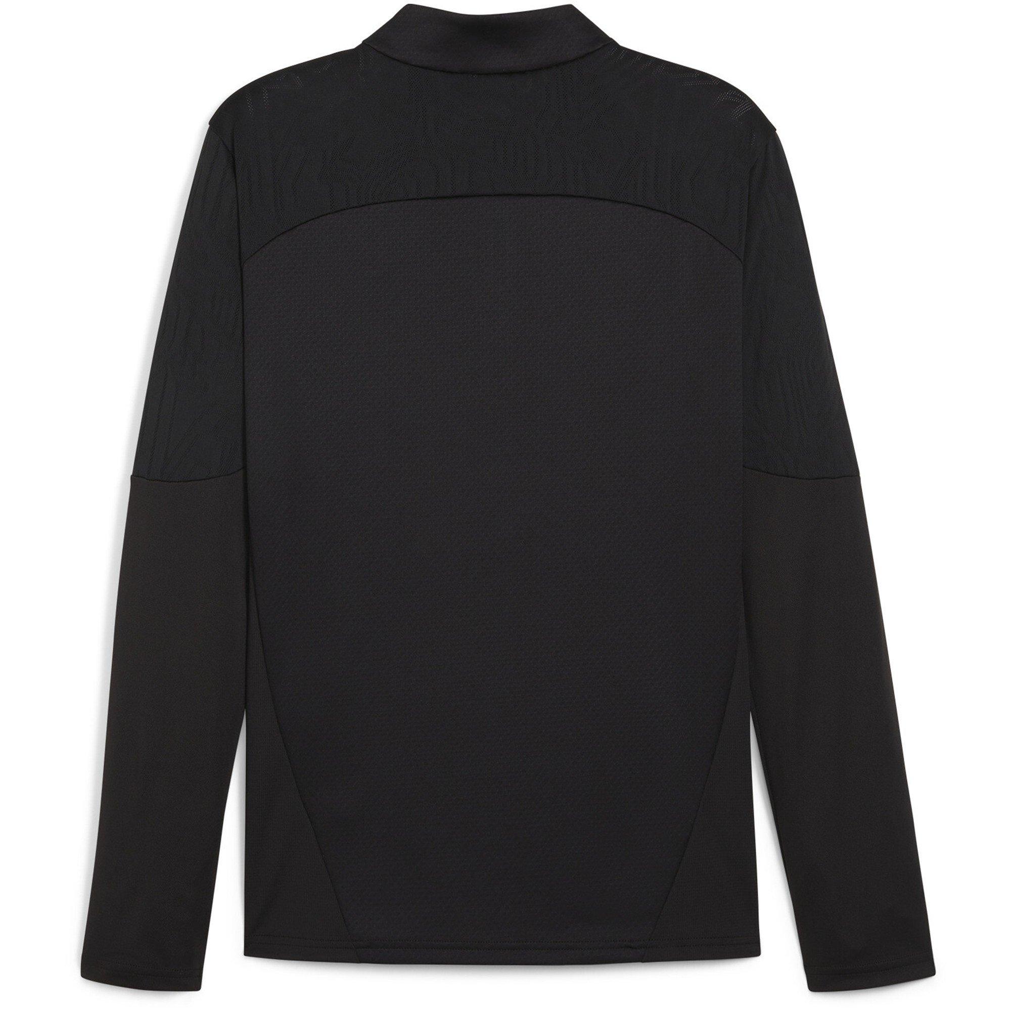 Black/Si - Puma - Men's Teamfinal Training 1/4-Zip Fleece - 2