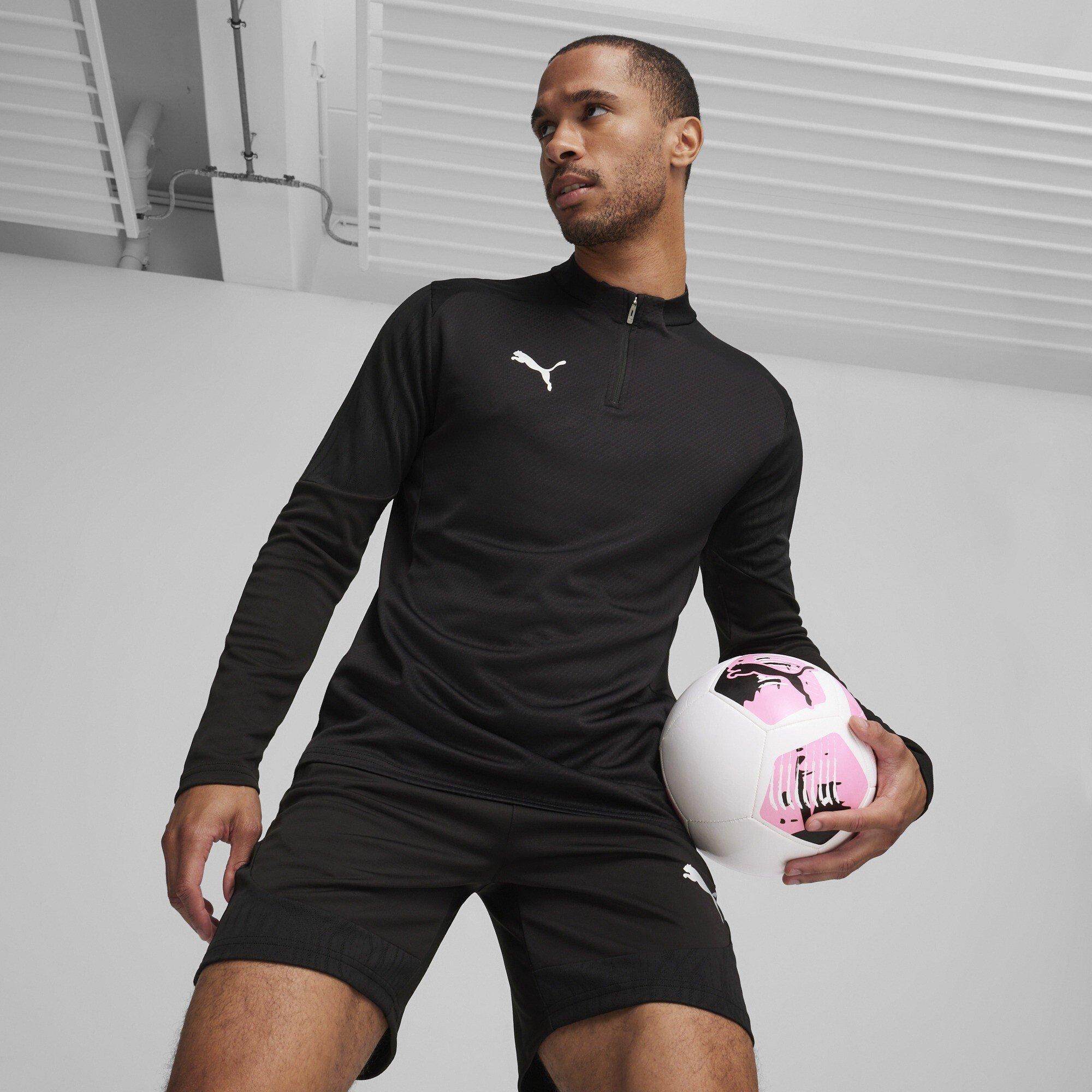 Black/Si - Puma - Men's Teamfinal Training 1/4-Zip Fleece - 3
