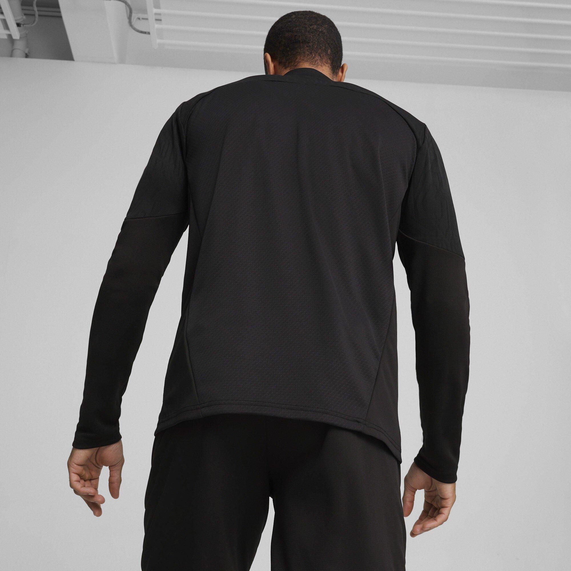 Black/Si - Puma - Men's Teamfinal Training 1/4-Zip Fleece - 4