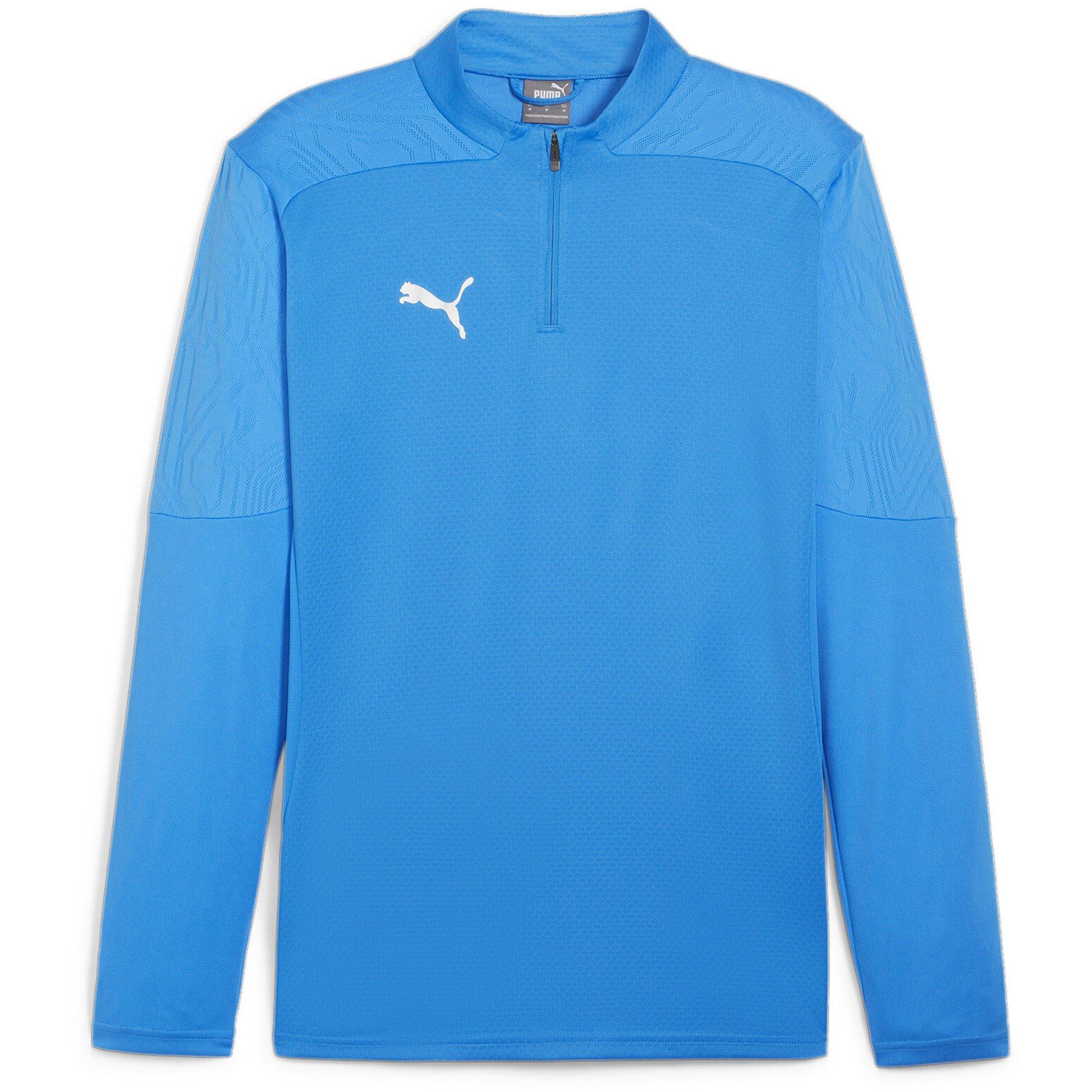 Puma Men's Teamfinal Training 1/4-Zip Fleece - Ignite Blue - 2XL