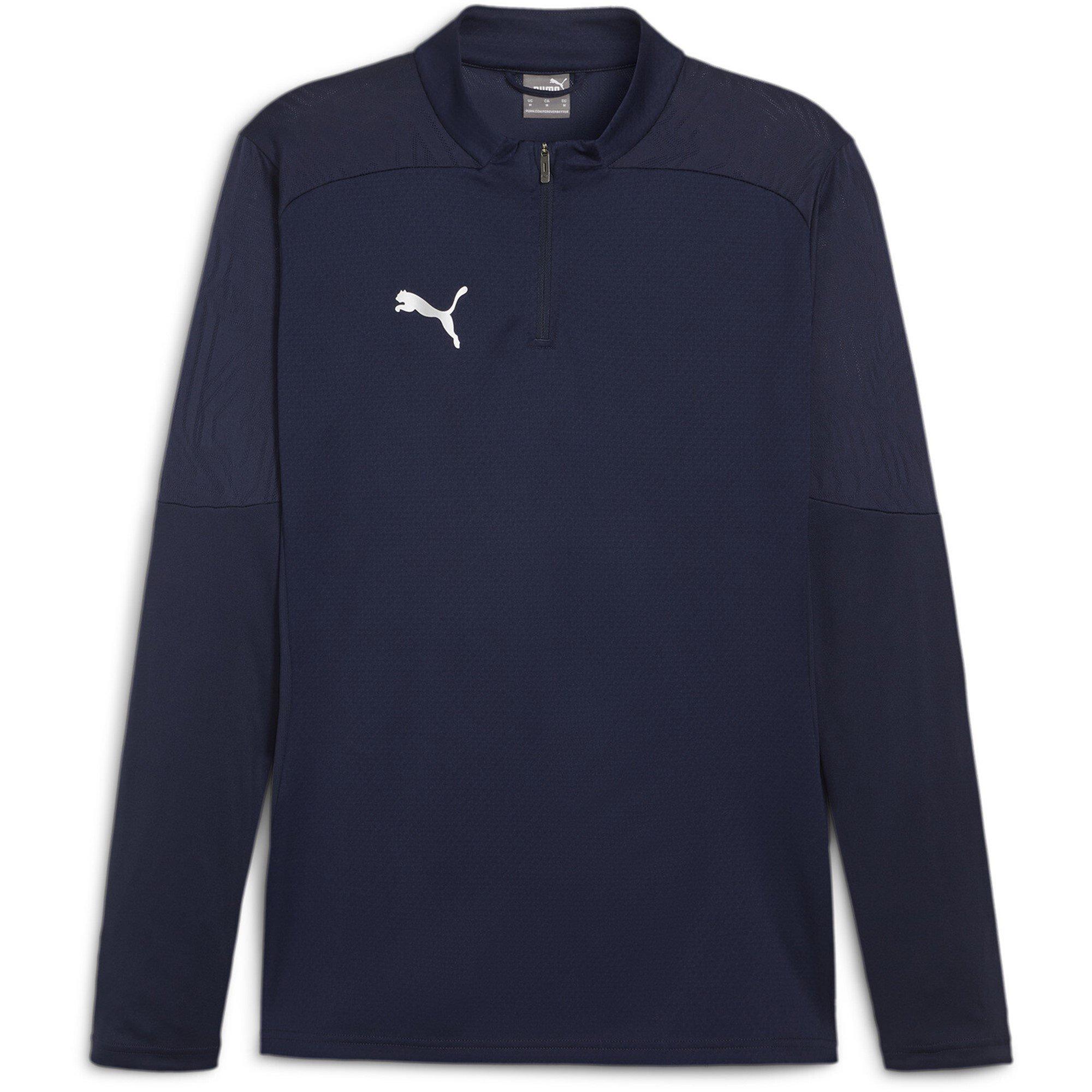 Puma Men's Teamfinal Training 1/4-Zip Fleece - Navy Puma Navy - M