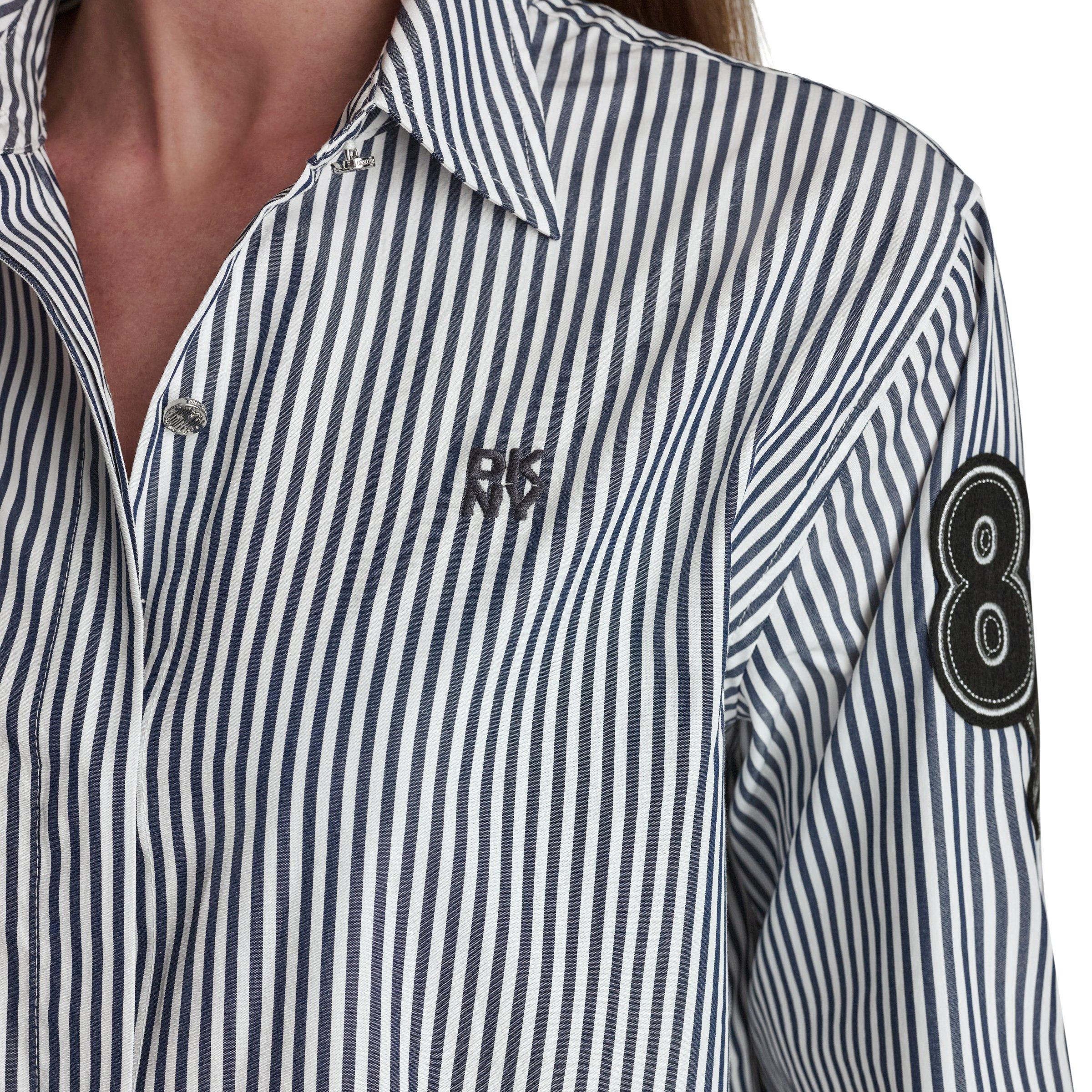 Navy/White - DKNY - DKNY Pinstripe Shirt Ld62 - 6