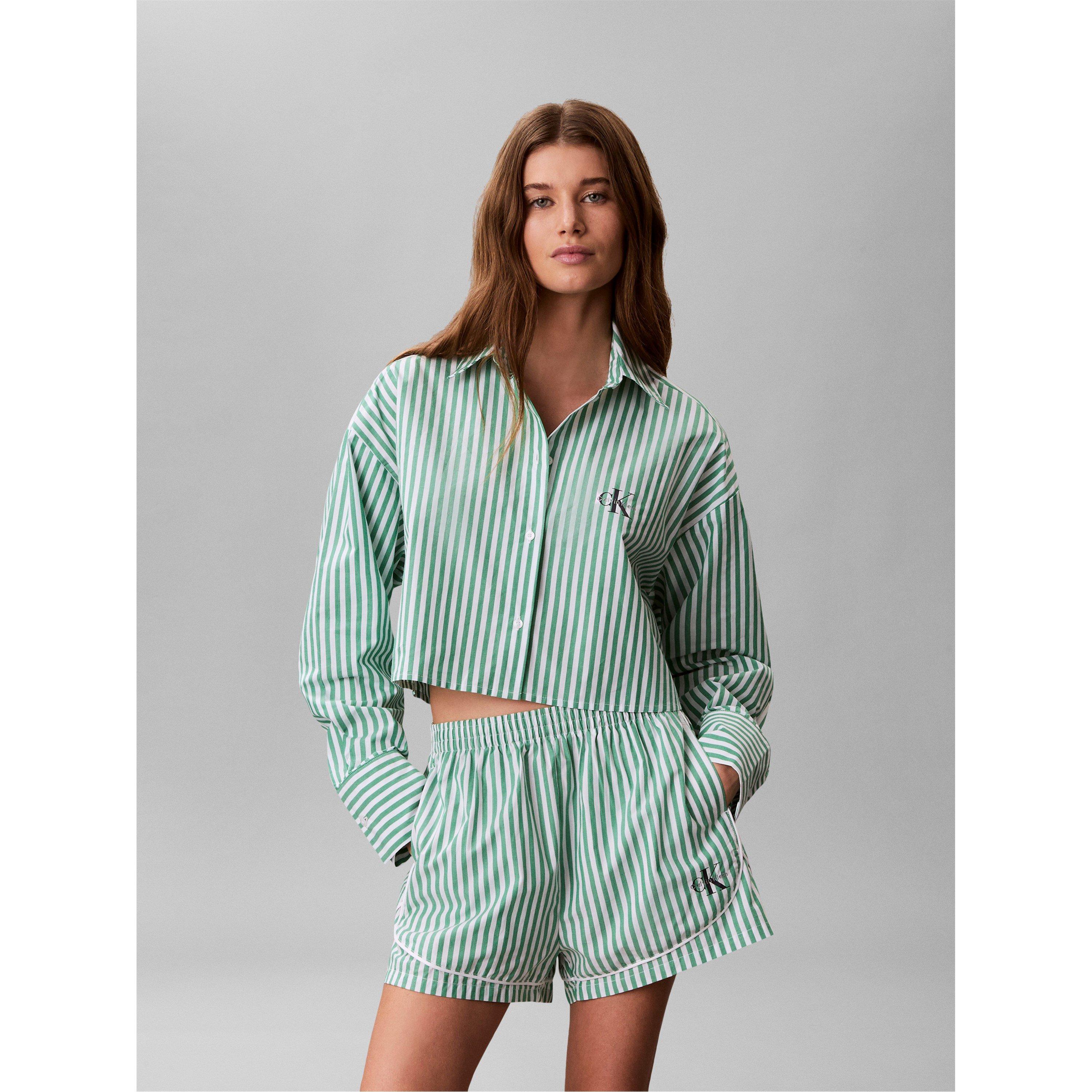 Striscia Verde - Calvin Klein - Calvin Stripe Shirt Ld62 - 3