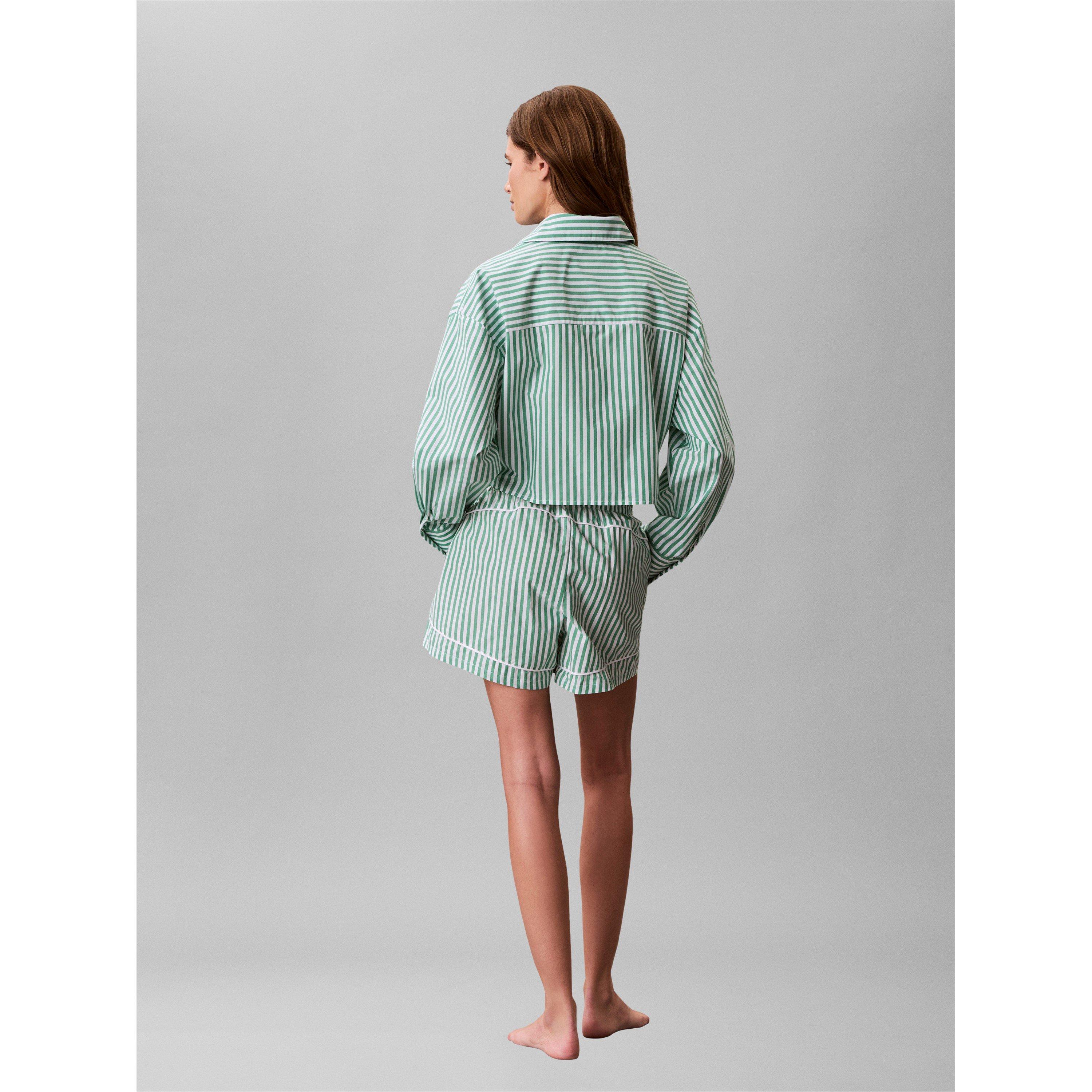 Striscia Verde - Calvin Klein - Calvin Stripe Shirt Ld62 - 6