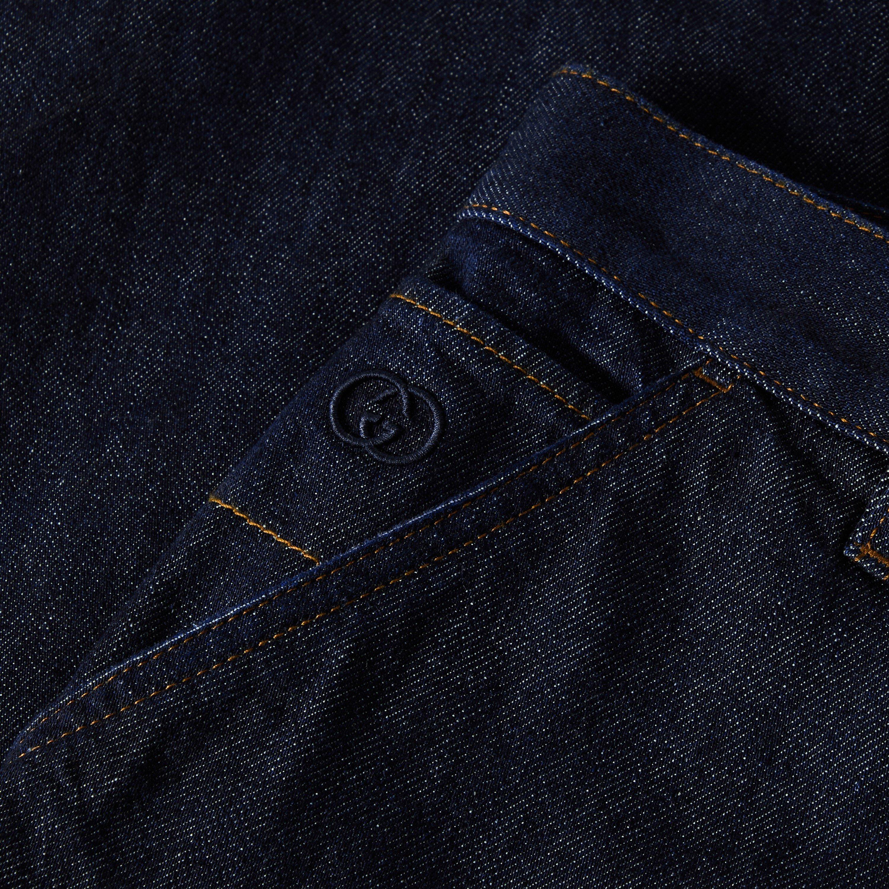 Dark Blue - Gucci - Women's Cargo Jeans - 3