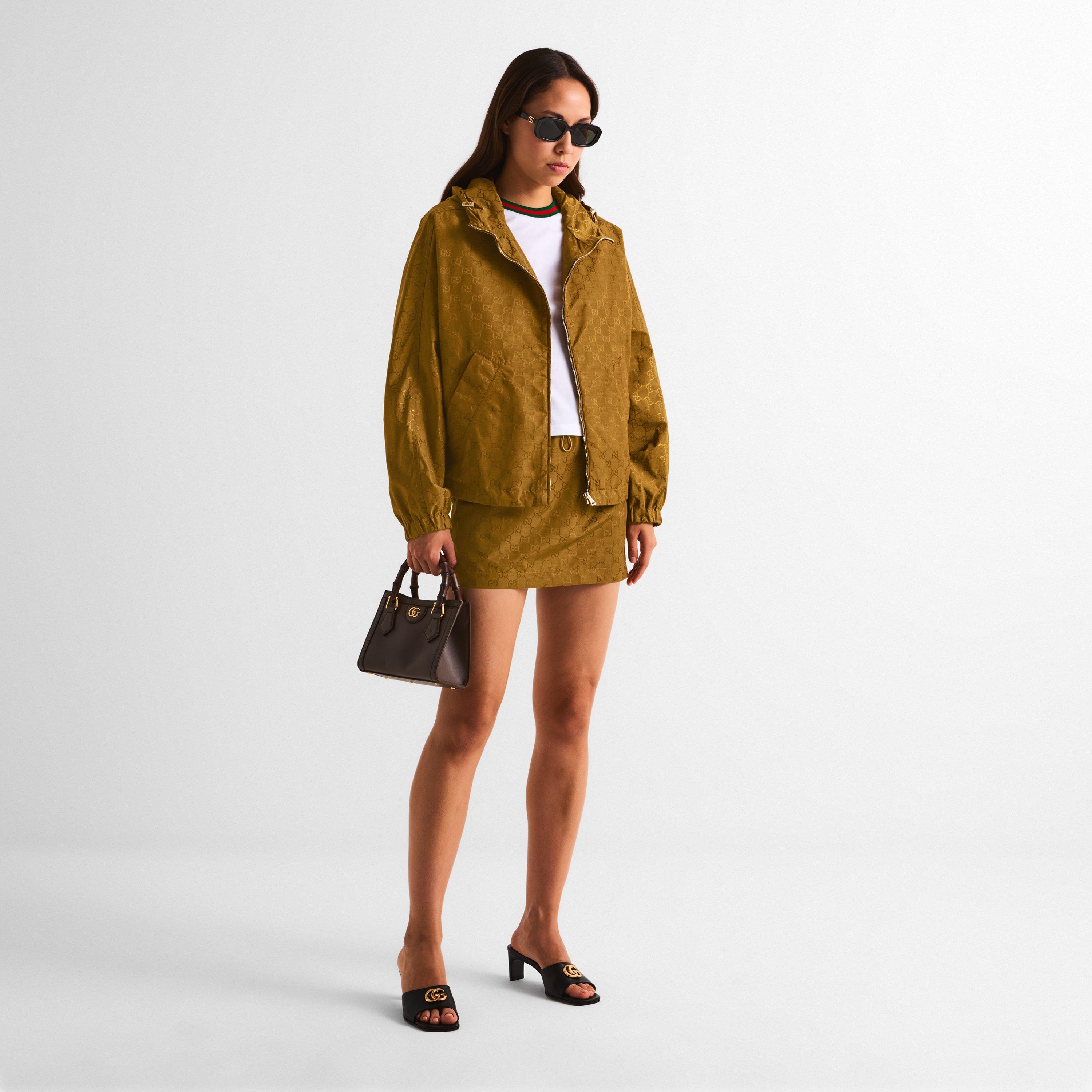 Caramel Suede - Gucci - Women's Mini Skirt - 6