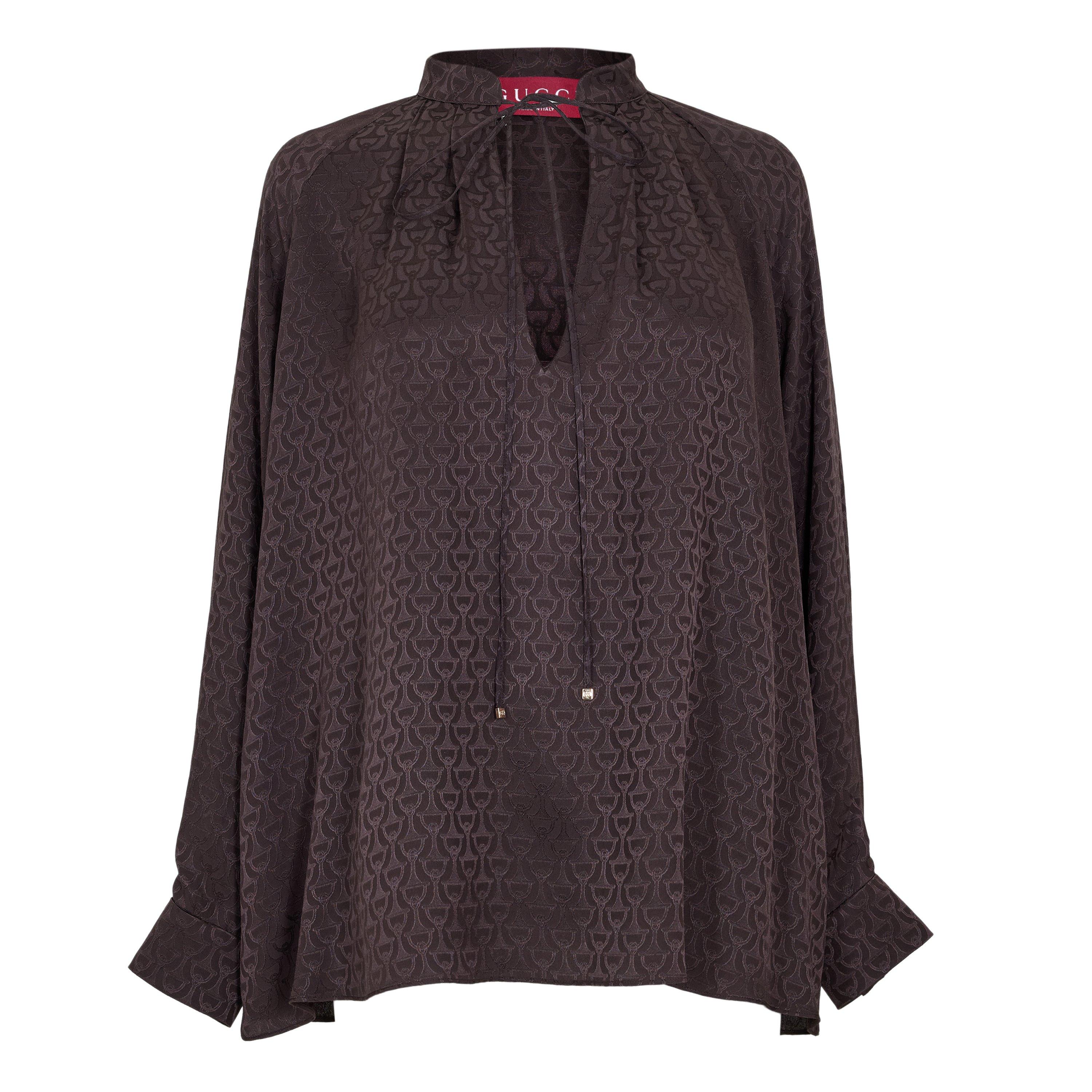 Chocolate - Gucci - Gucci Hrsebt LS Shrt Ld62 - 1