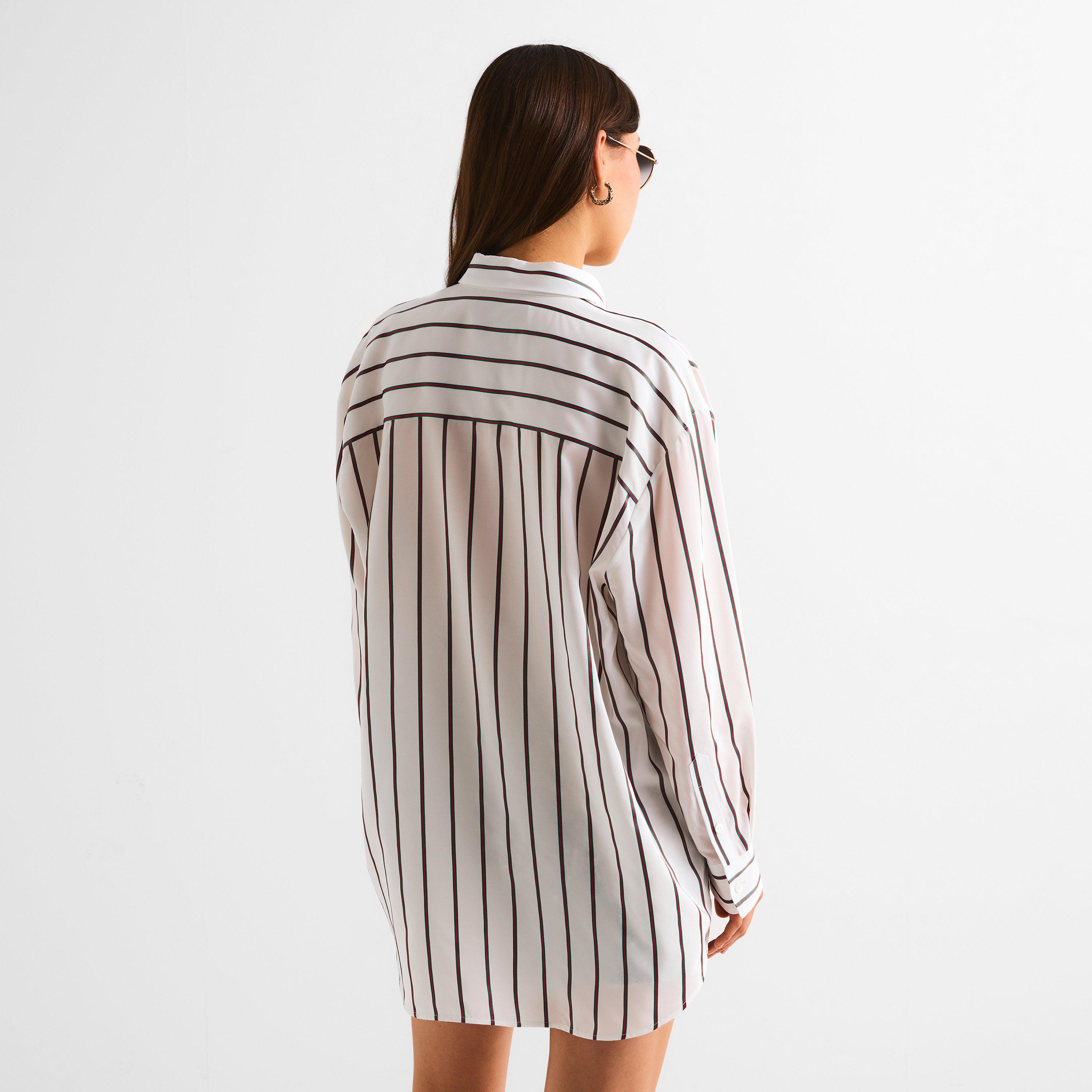 White/Green/MC - Gucci - Women's Long Sleeve Plain Shirt - 4