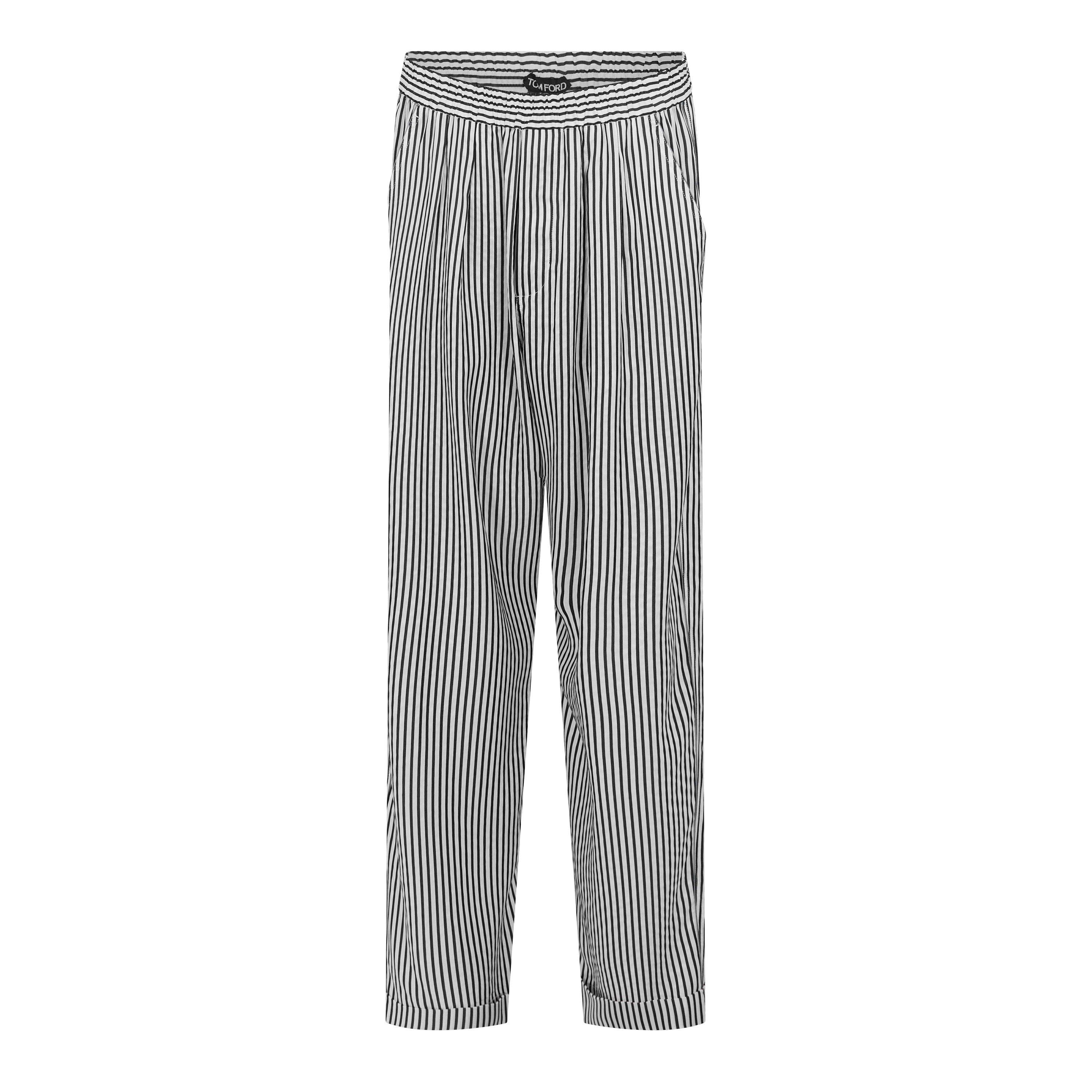 Tom Ford Women's Tailored Trousers - Black White - 42 (UK 10)