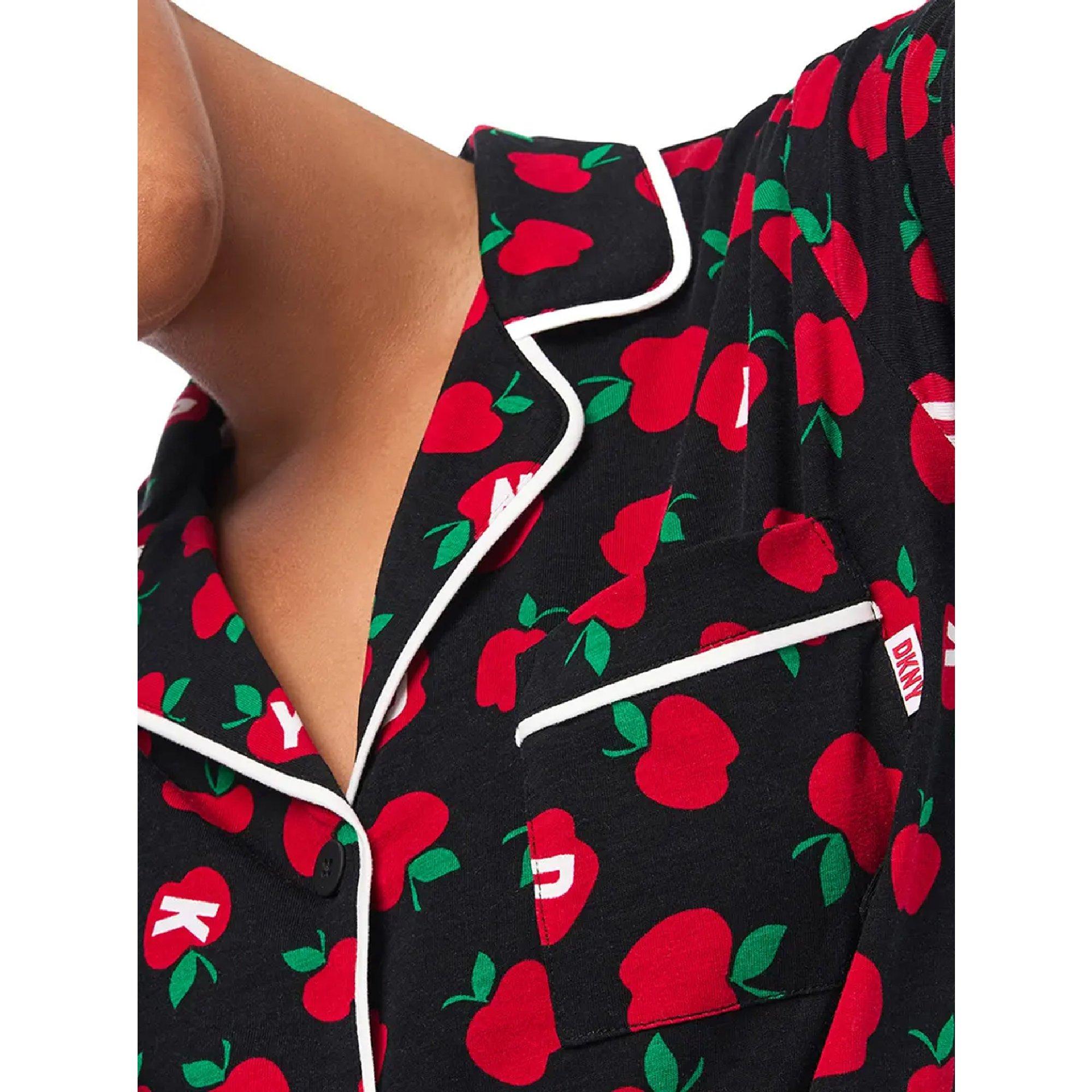 Blk/ Mult - DKNY - Women's Long-Sleeve Pyjama Sets - 3