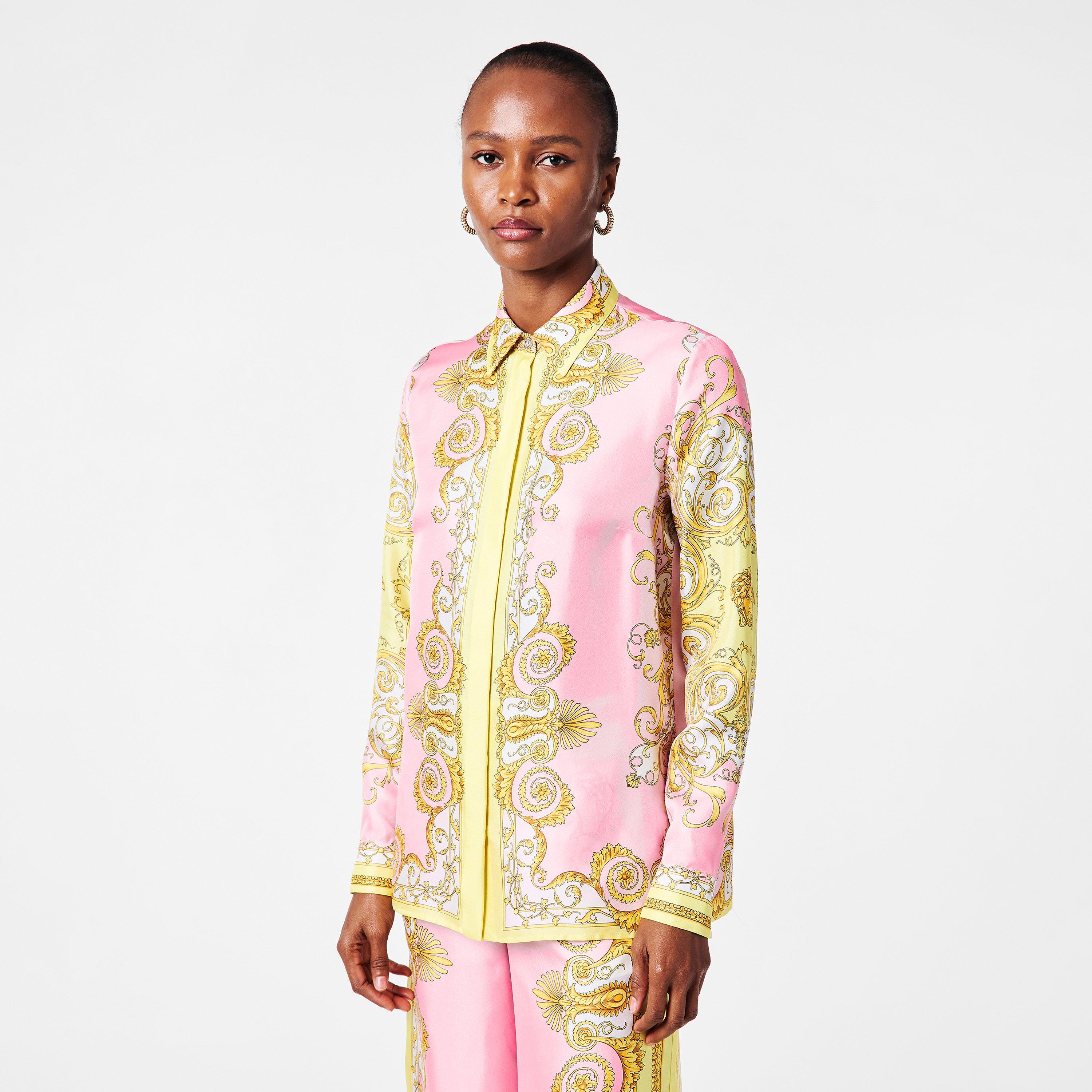 Yellow Rose - Versace - Versace Barocco Shrt Ld61 - 3