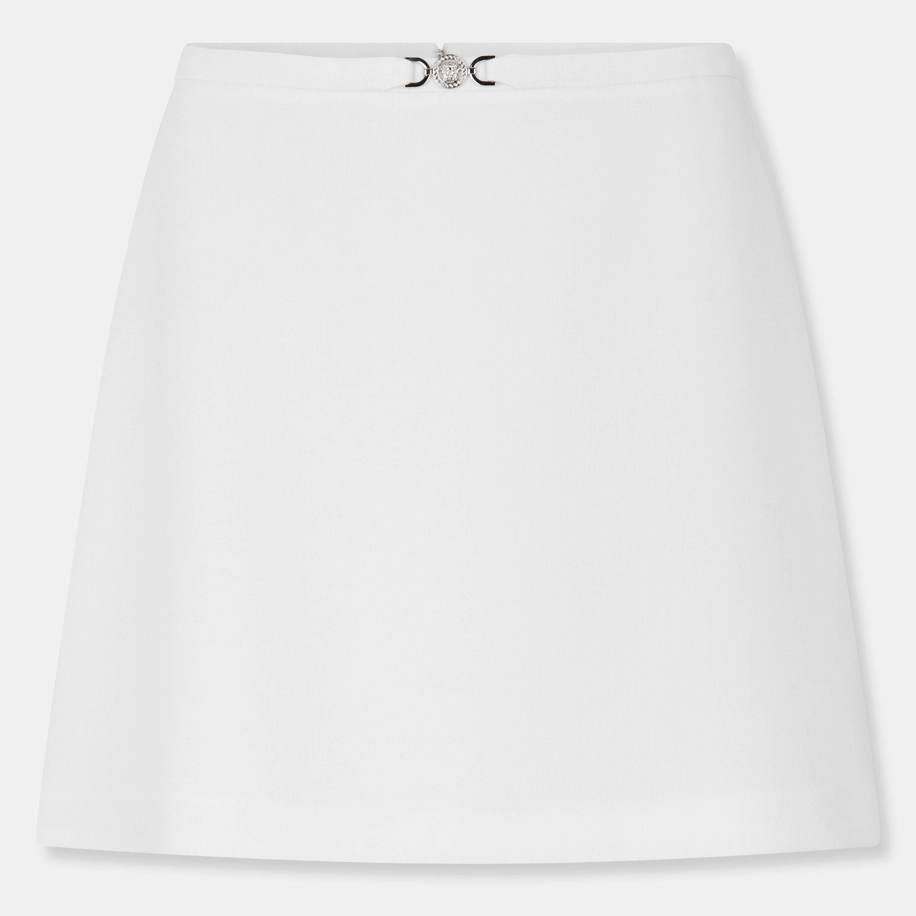 Versace Women's Midi Skirt - White - Size 42 (UK 10)