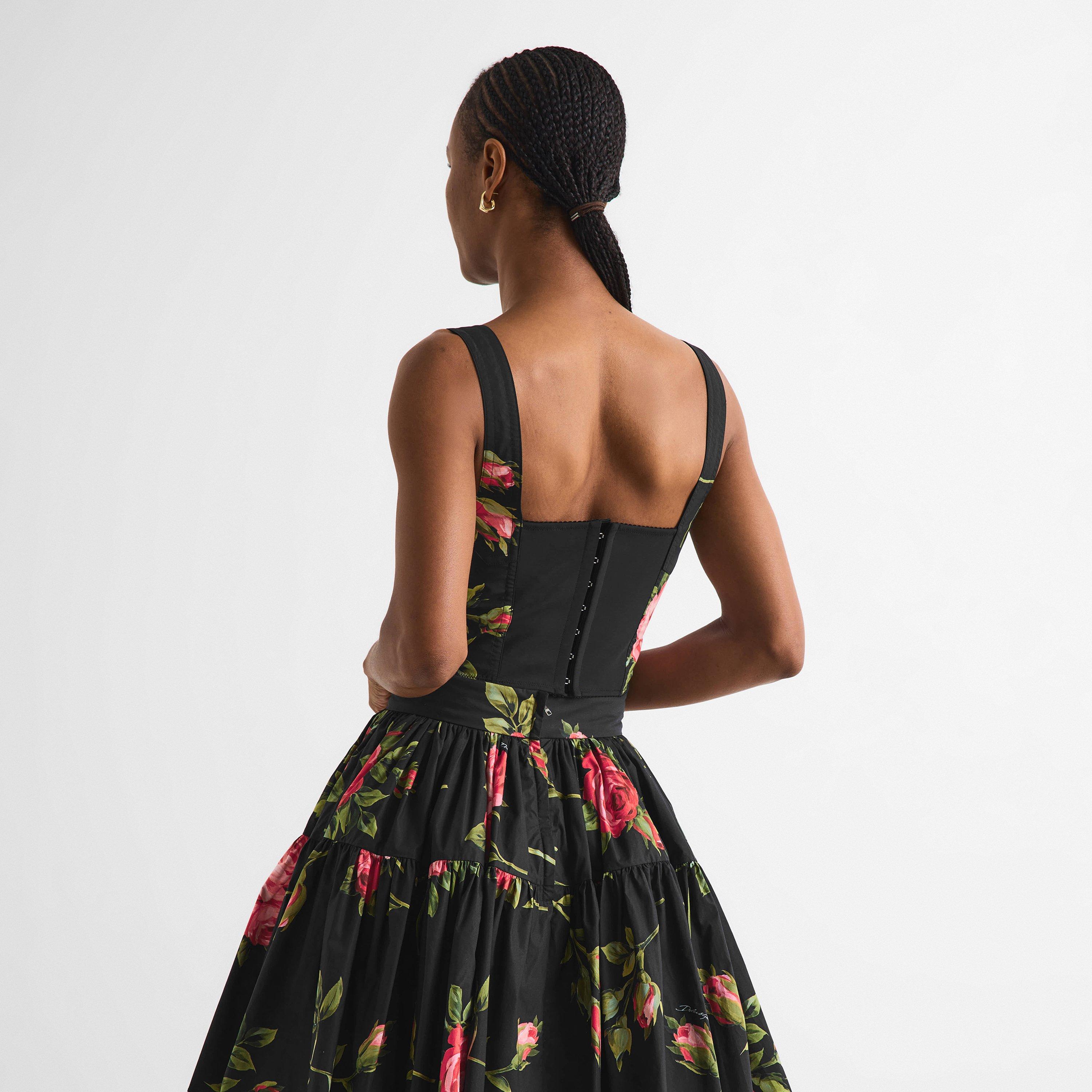 Rose Nero - Dolce and Gabbana - DG Floral Cami Top Ld61 - 4