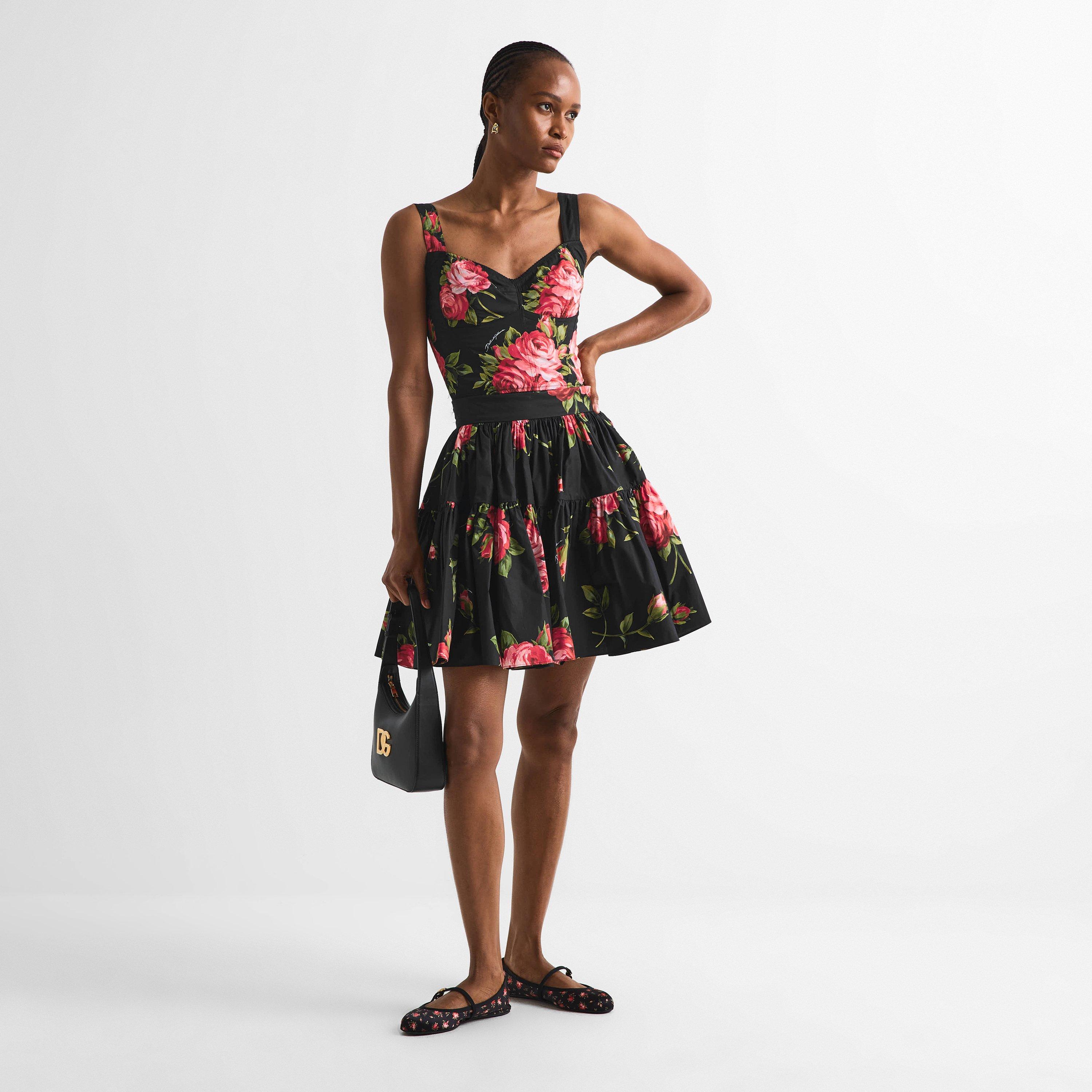 Rose Nero - Dolce and Gabbana - DG Floral Cami Top Ld61 - 6