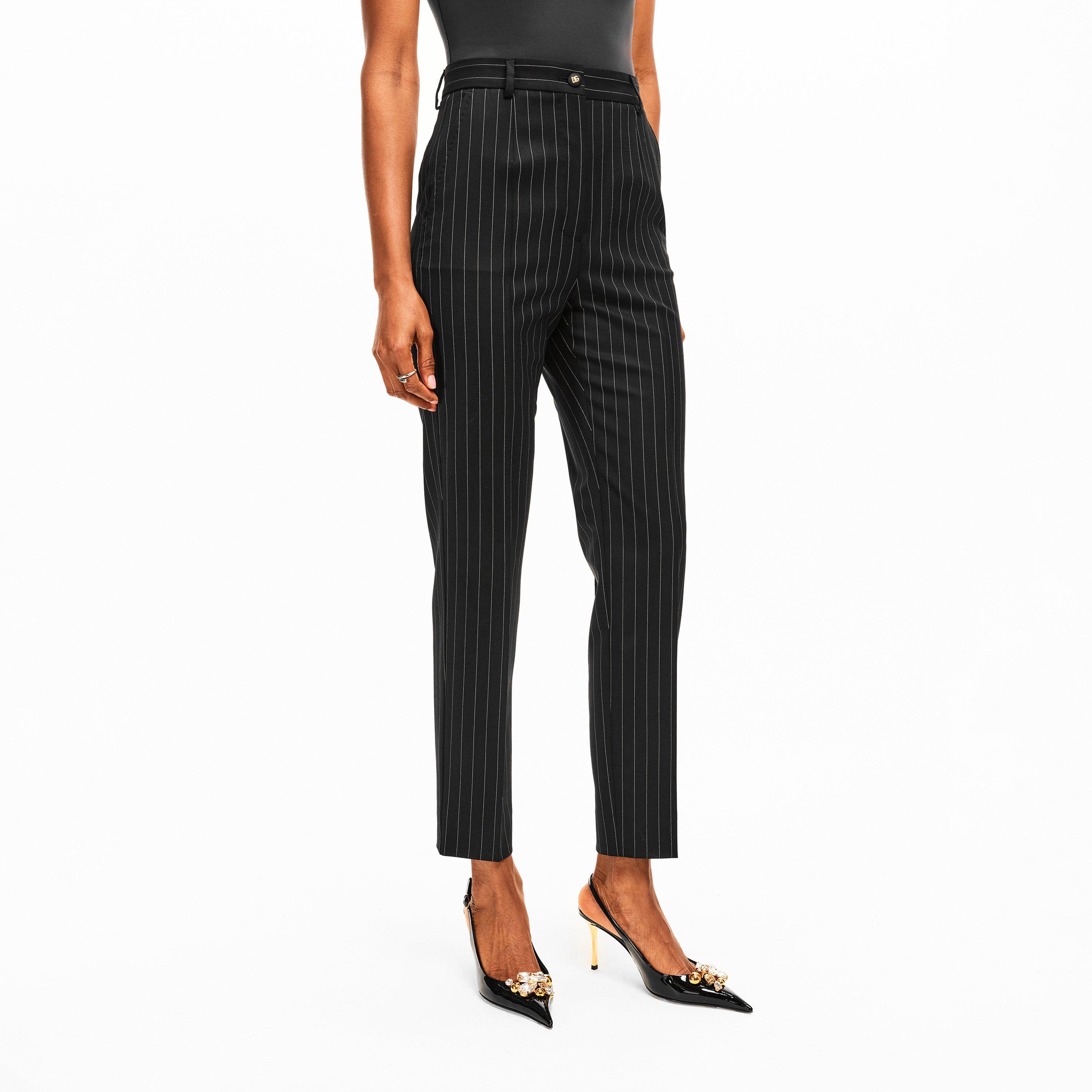 Rigato - Dolce and Gabbana - Women's Stripe Tailored Trouser - 3