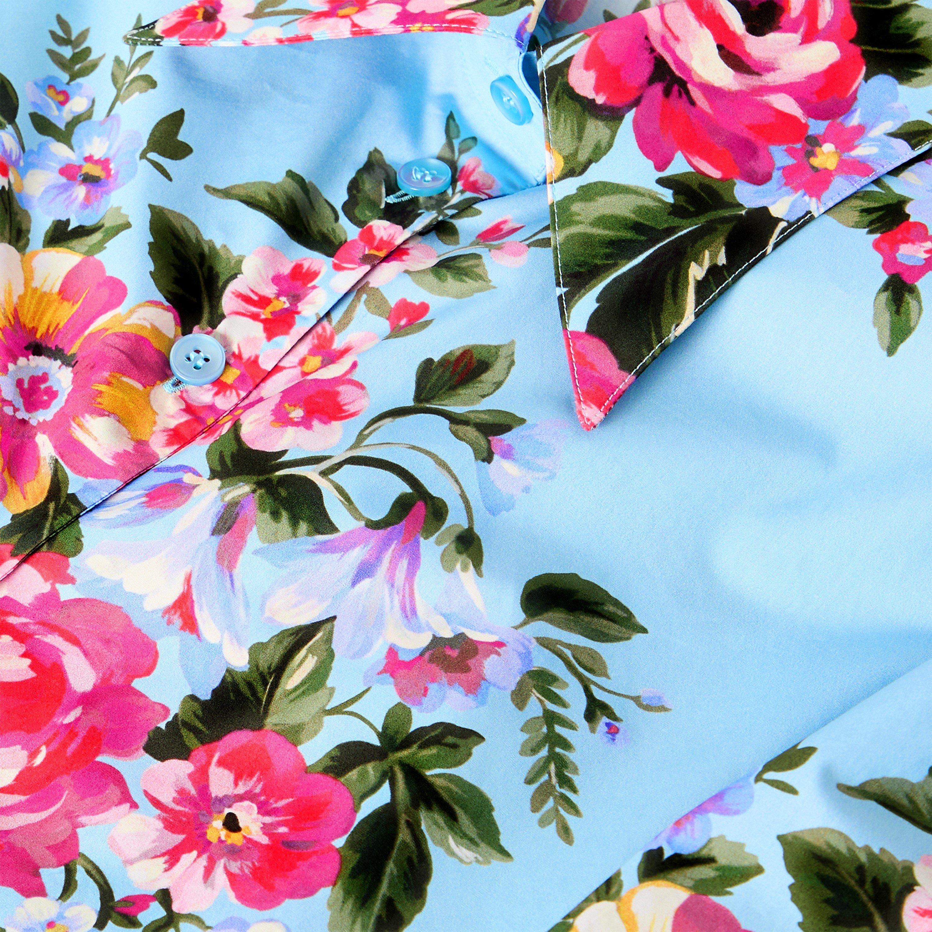 Fiori Celeste - Dolce and Gabbana - DG Tie Shirt Ld61 - 5