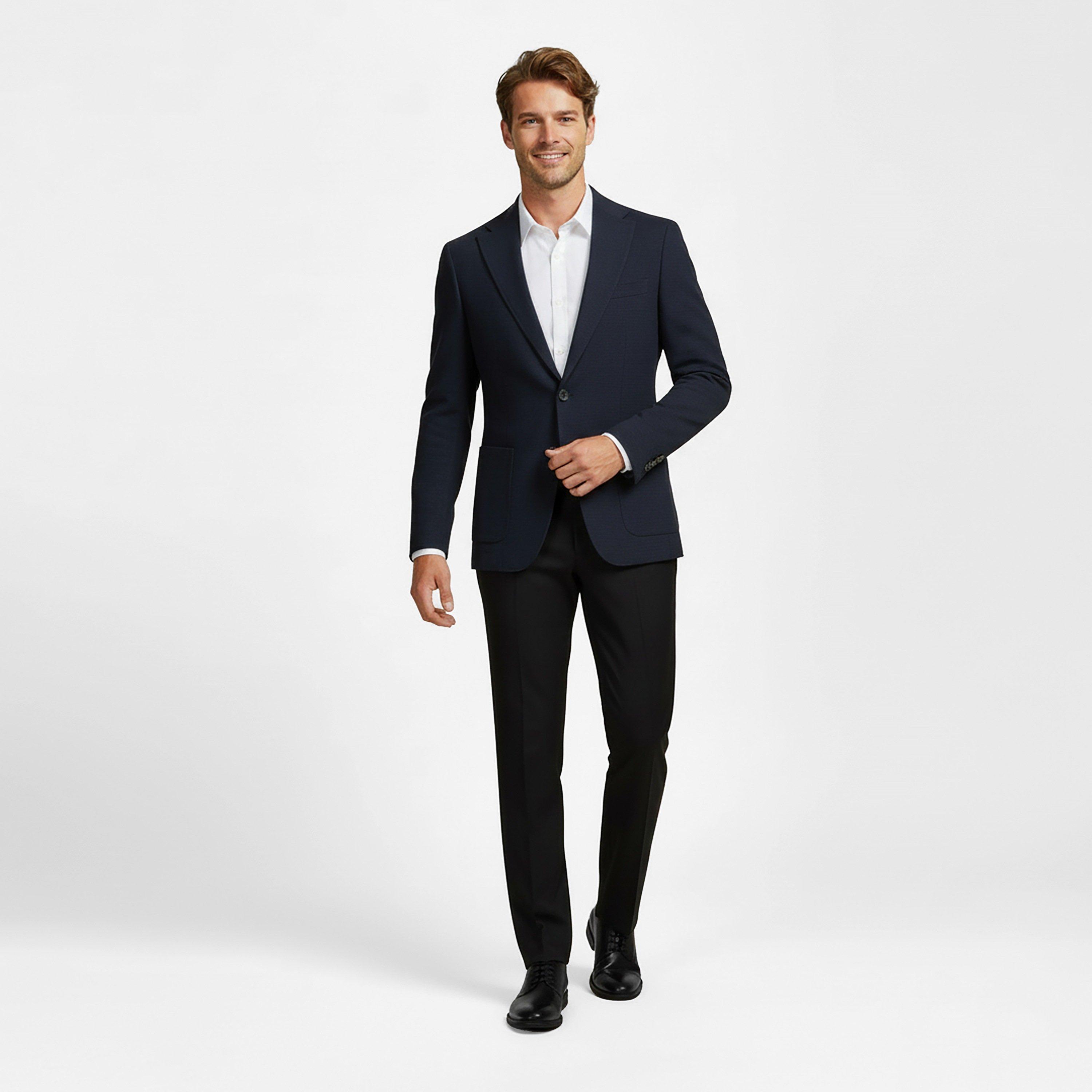 Dark Blue 404 - Boss - HBB Hutson Suit Jkt Sn63 - 6