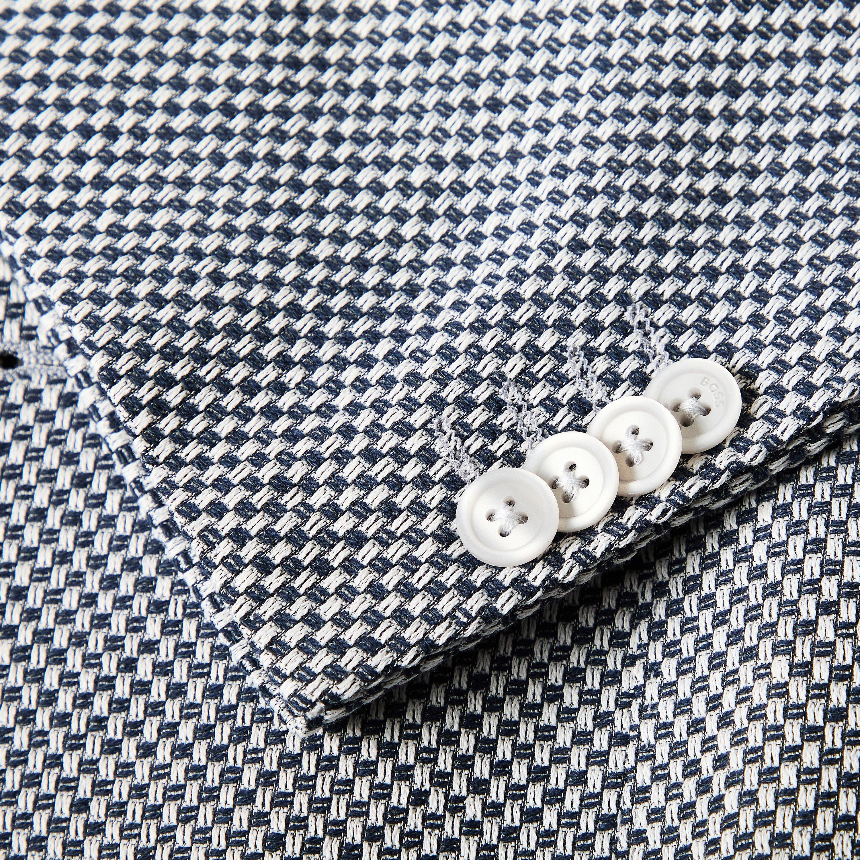 Dark Blue 404 - Boss - Men's Formal Jacket - 3