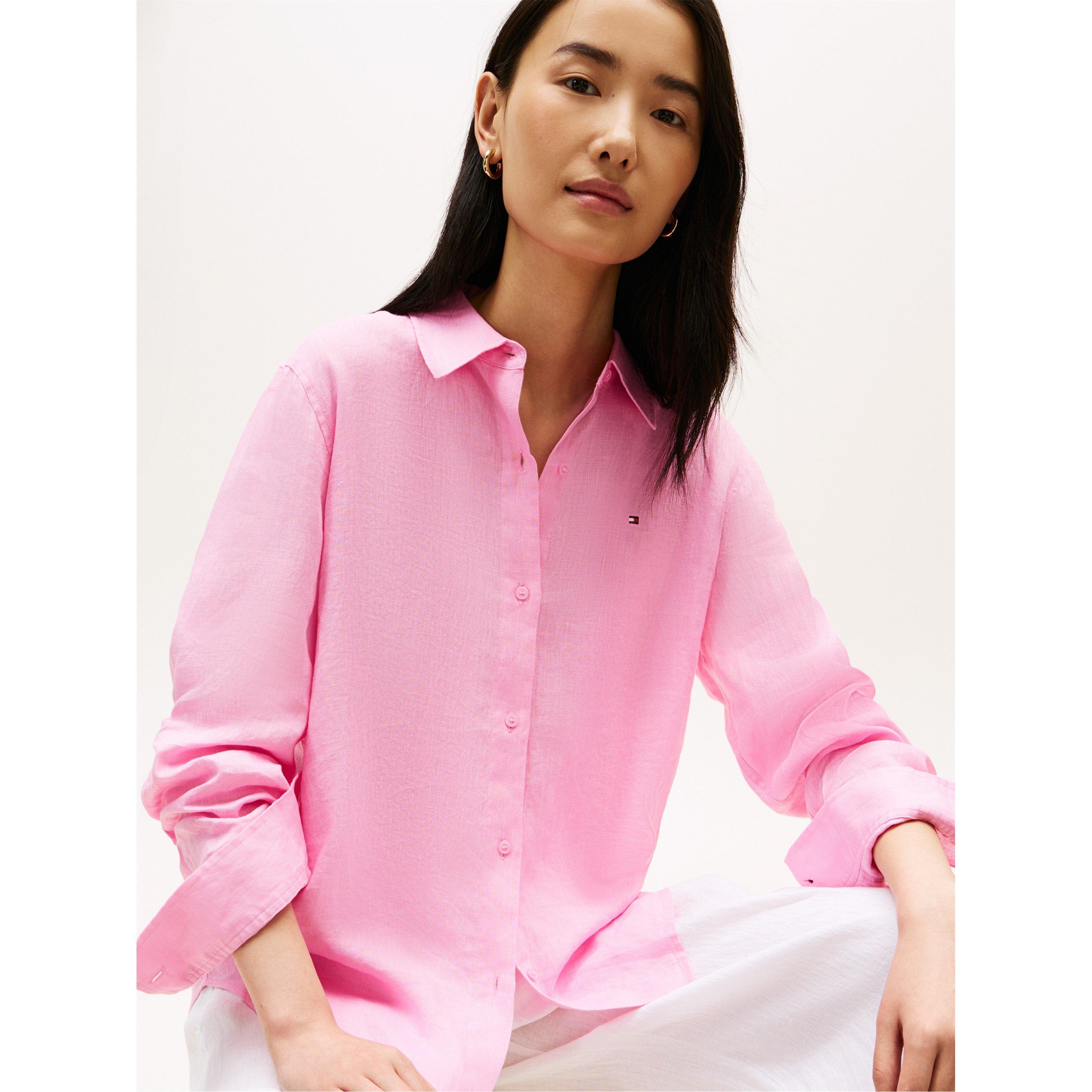 Rose Petal - Tommy Hilfiger - Tommy Lin Rlx Shirt Ld62 - 3