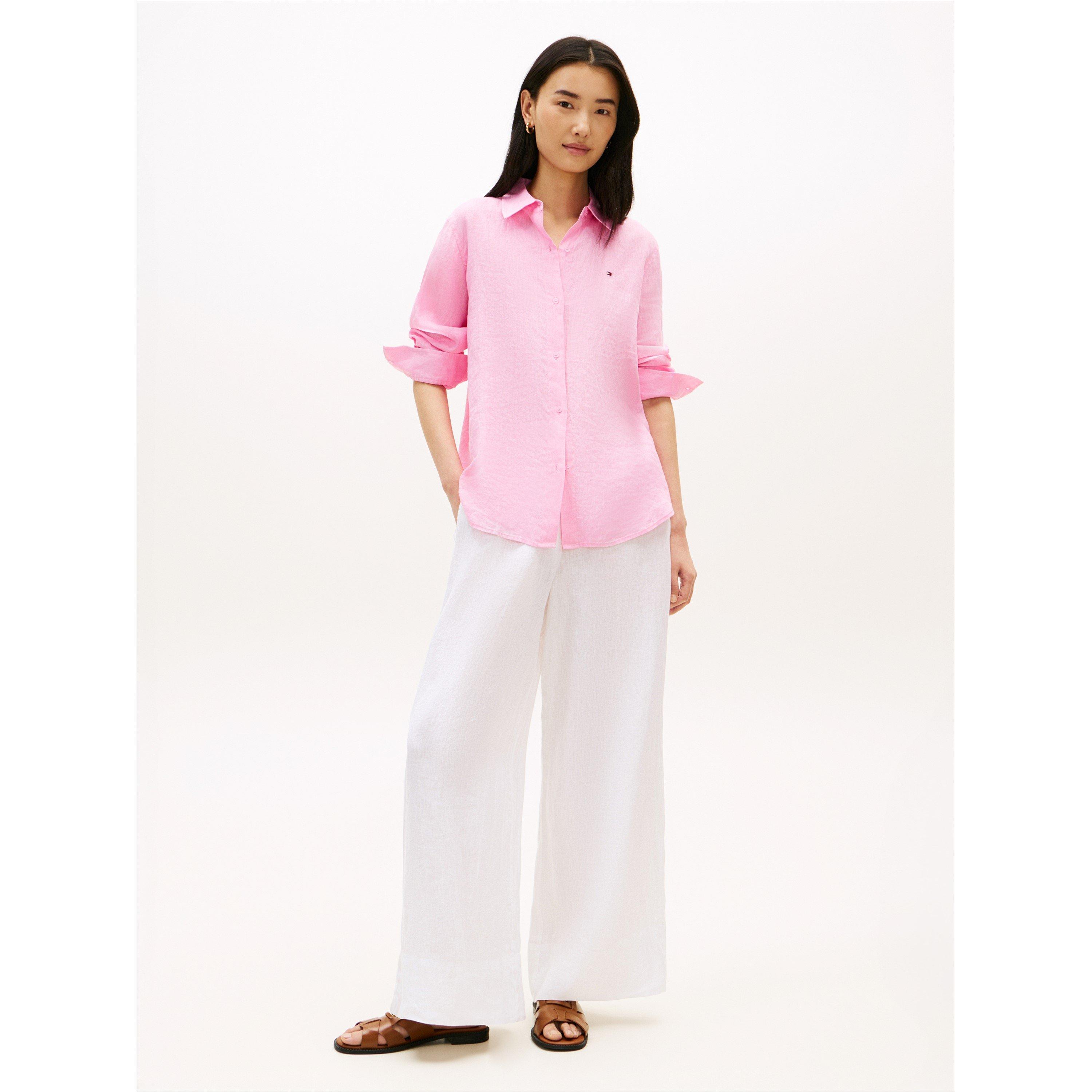 Rose Petal - Tommy Hilfiger - Tommy Lin Rlx Shirt Ld62 - 4