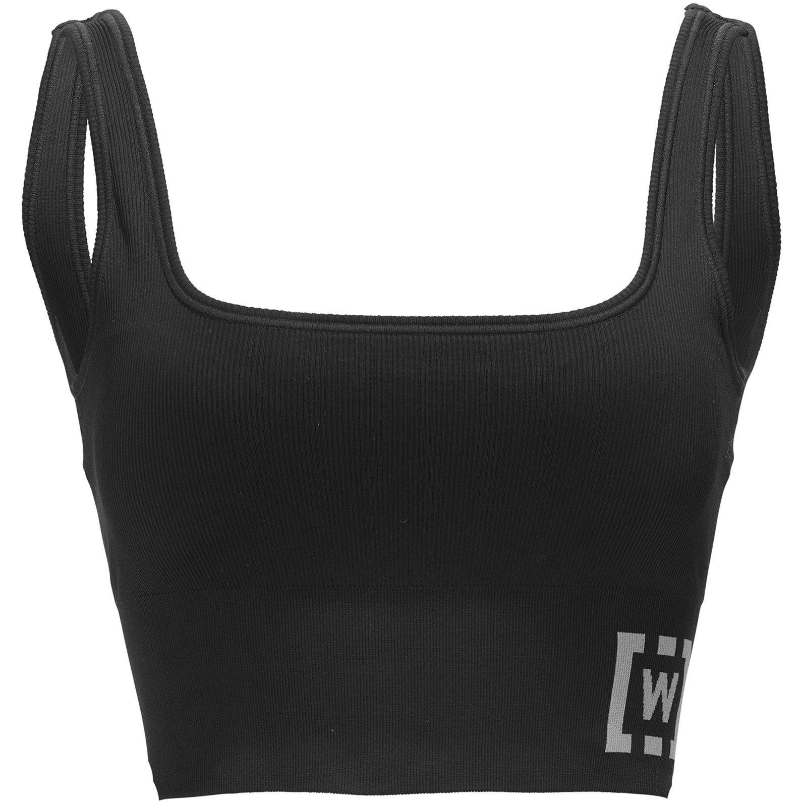 Wolford Women's Shaping Athleisure Crop Top Bra - Black - 8 (XS)