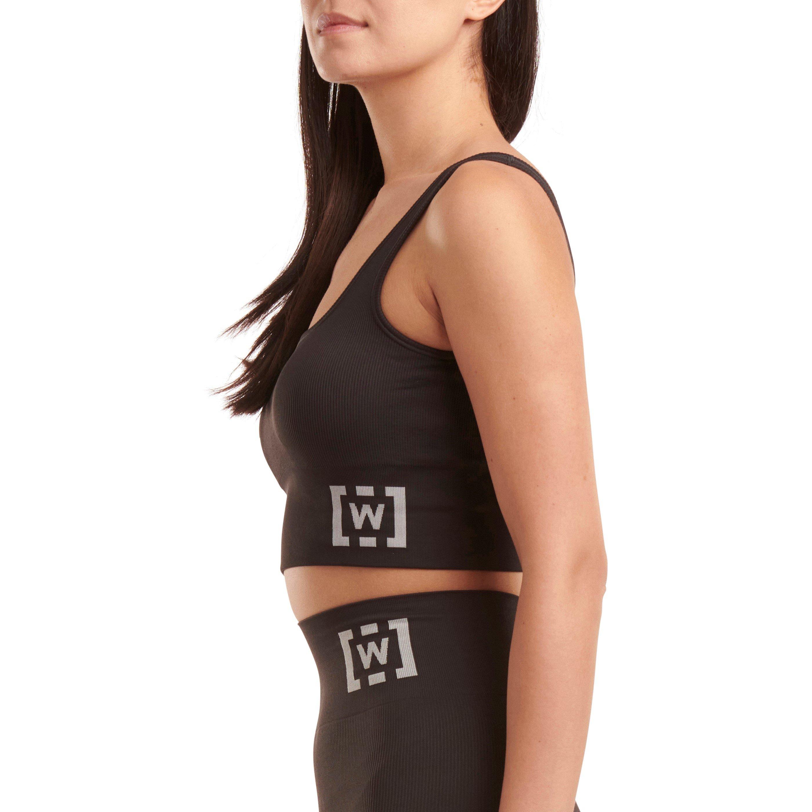 Black - Wolford - Shaping Athleisure Crop Top Bra - 3