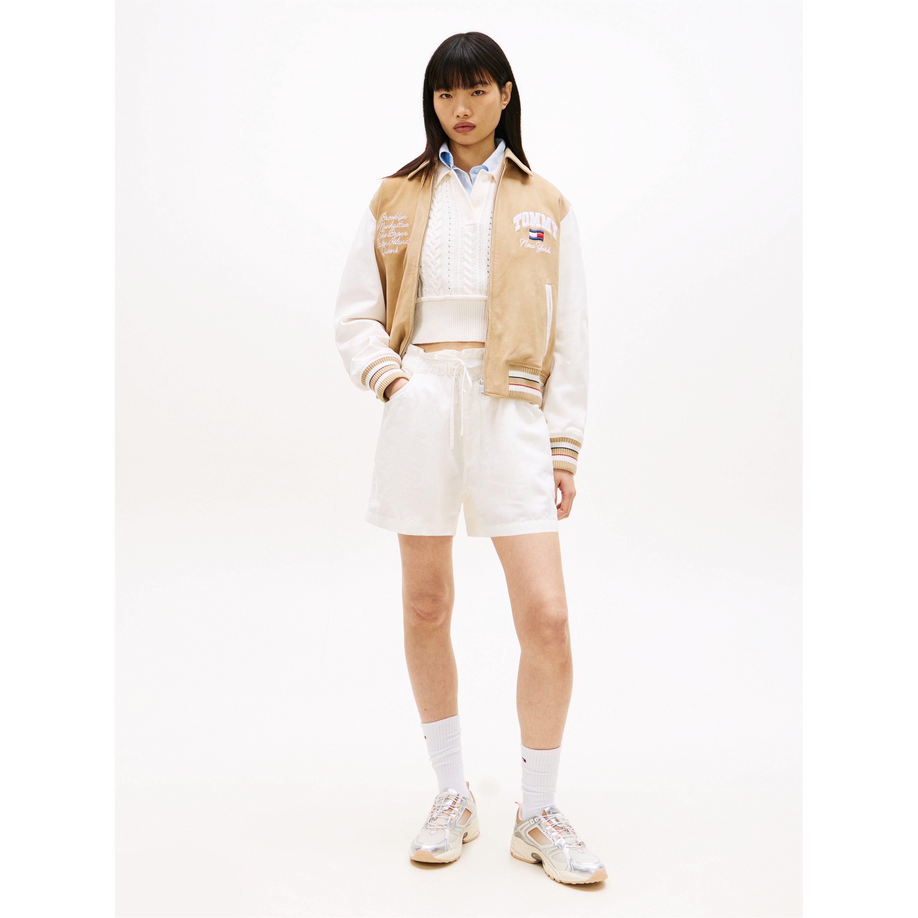 Ecru - Tommy Jeans - Women's Chino Shorts - 4