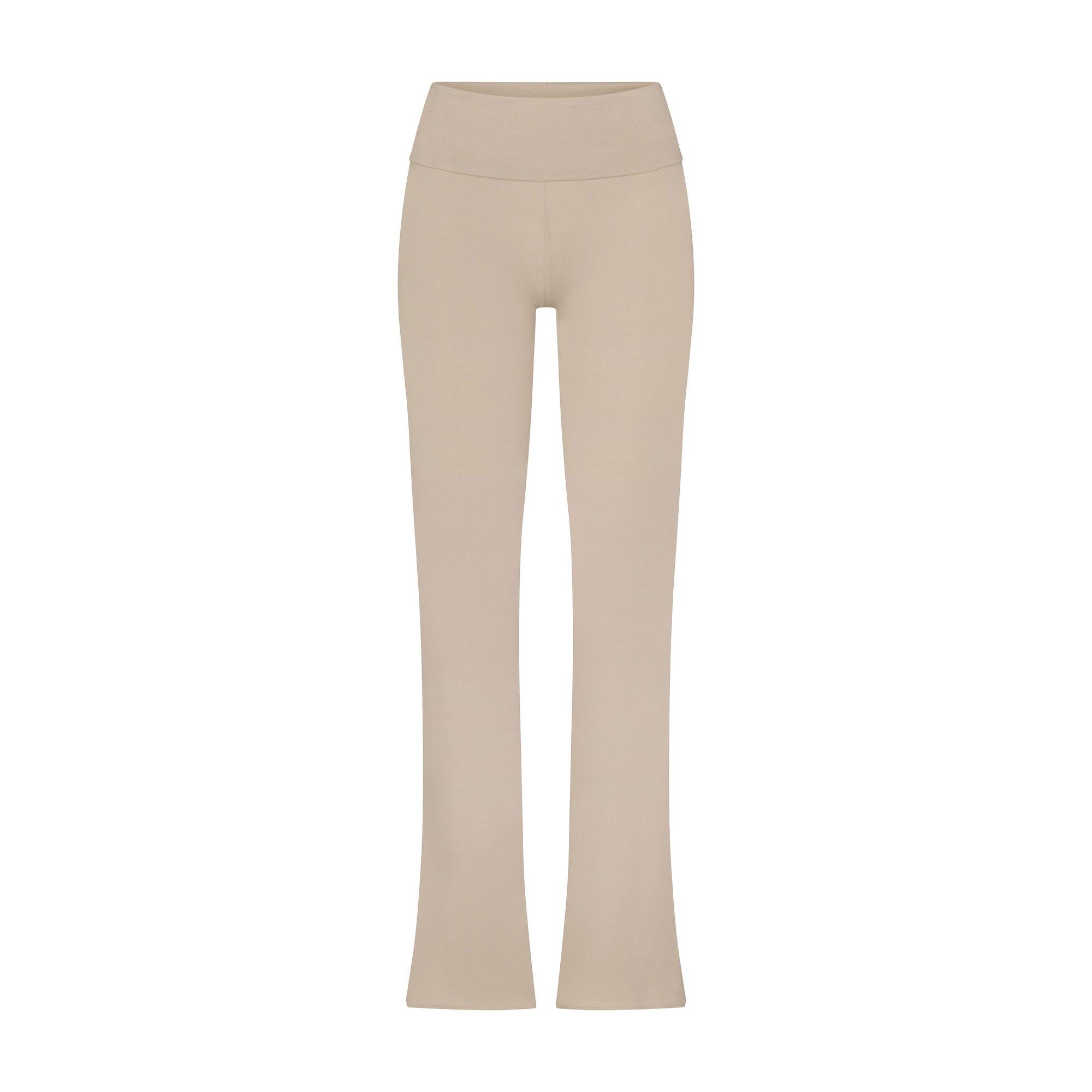 Womens Cotton Jersey Foldover Pant