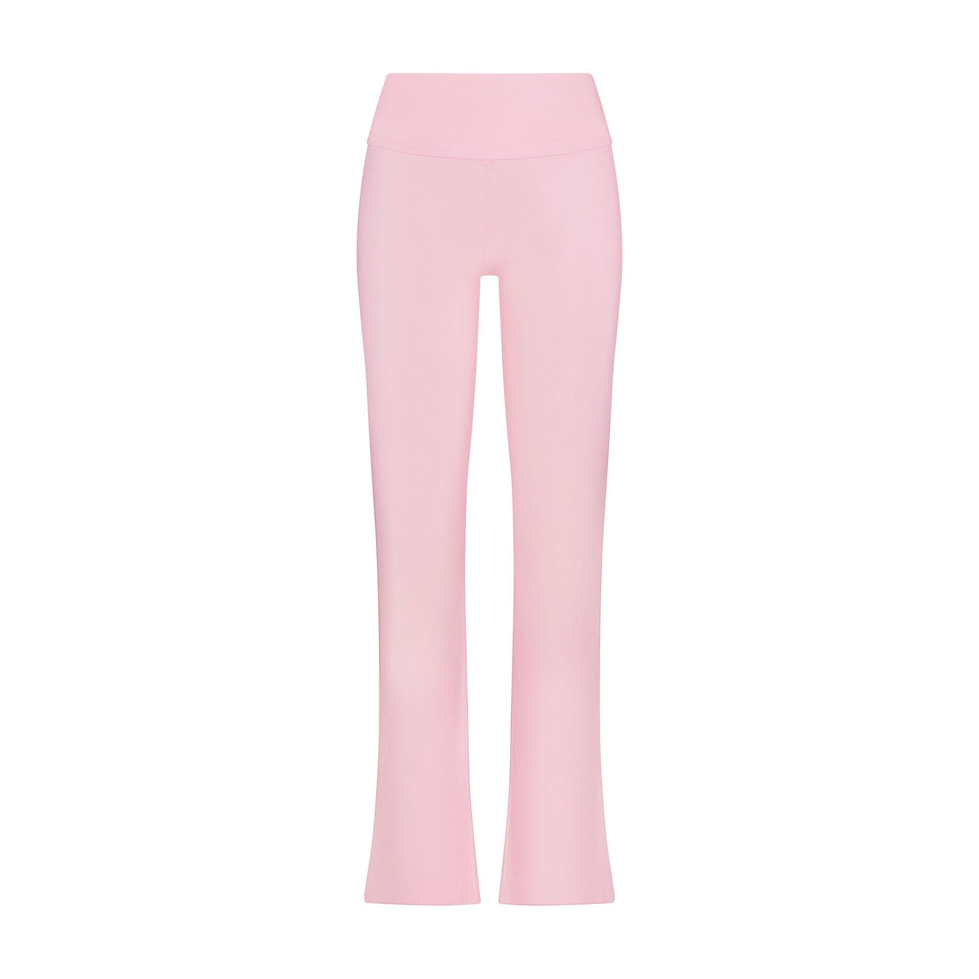 SKIMS Womens Cotton Jersey Foldover Pant - CHERRY BLOSSOM - Size 14 (L)