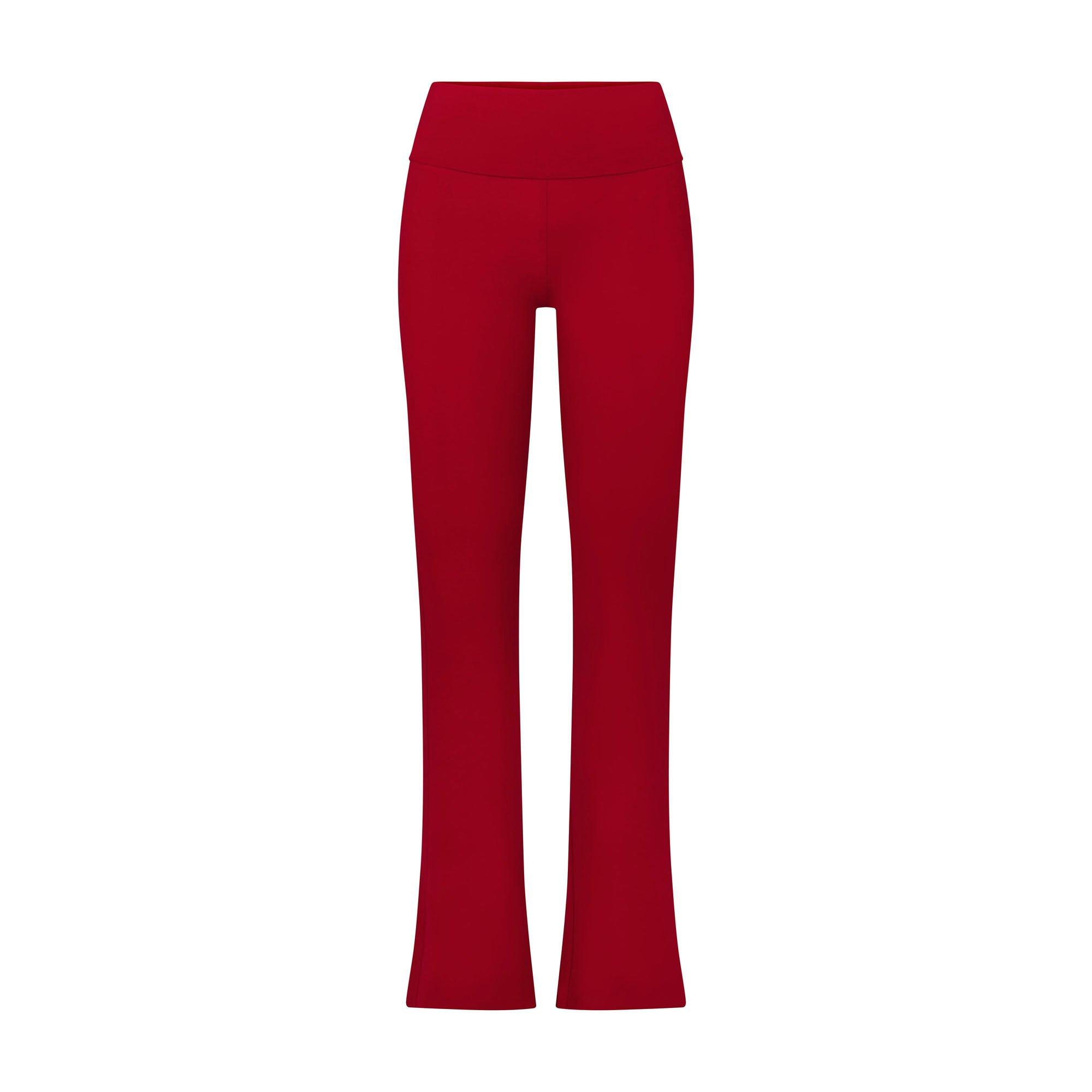 SKIMS Womens Cotton Jersey Foldover Pant - Brick - Size 18 (2XL)